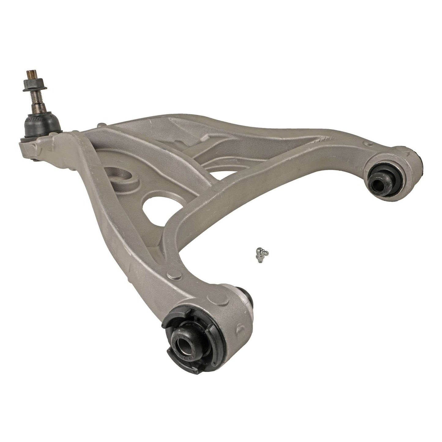 Angle View of Front Right Suspension Control Arm and Ball Joint Assembly MOOG RK80402