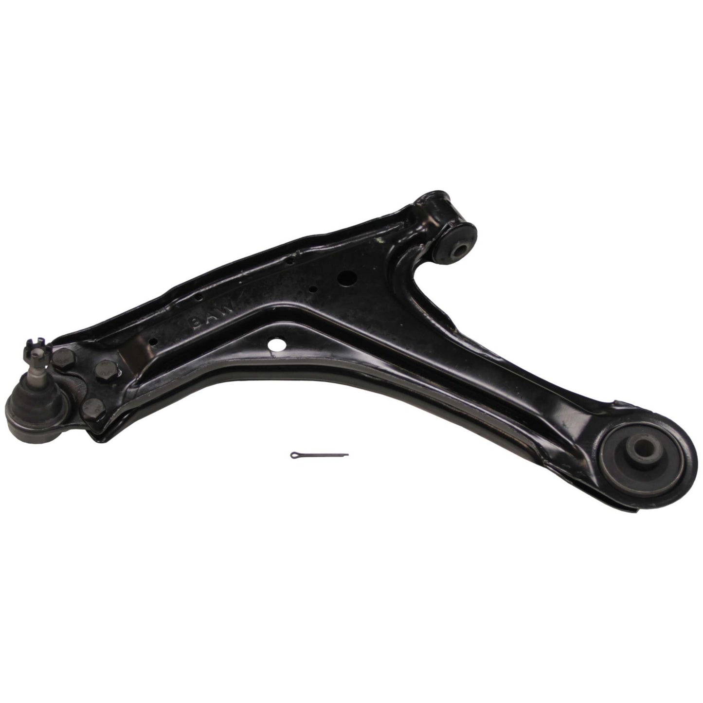 Angle View of Front Left Suspension Control Arm and Ball Joint Assembly MOOG RK80446