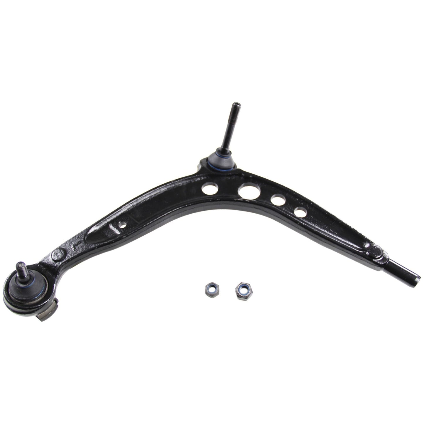 Angle View of Front Left Suspension Control Arm and Ball Joint Assembly MOOG RK80531