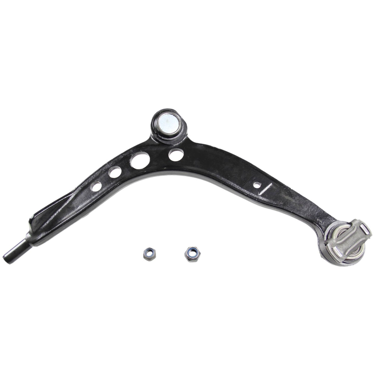 Back View of Front Left Suspension Control Arm and Ball Joint Assembly MOOG RK80531