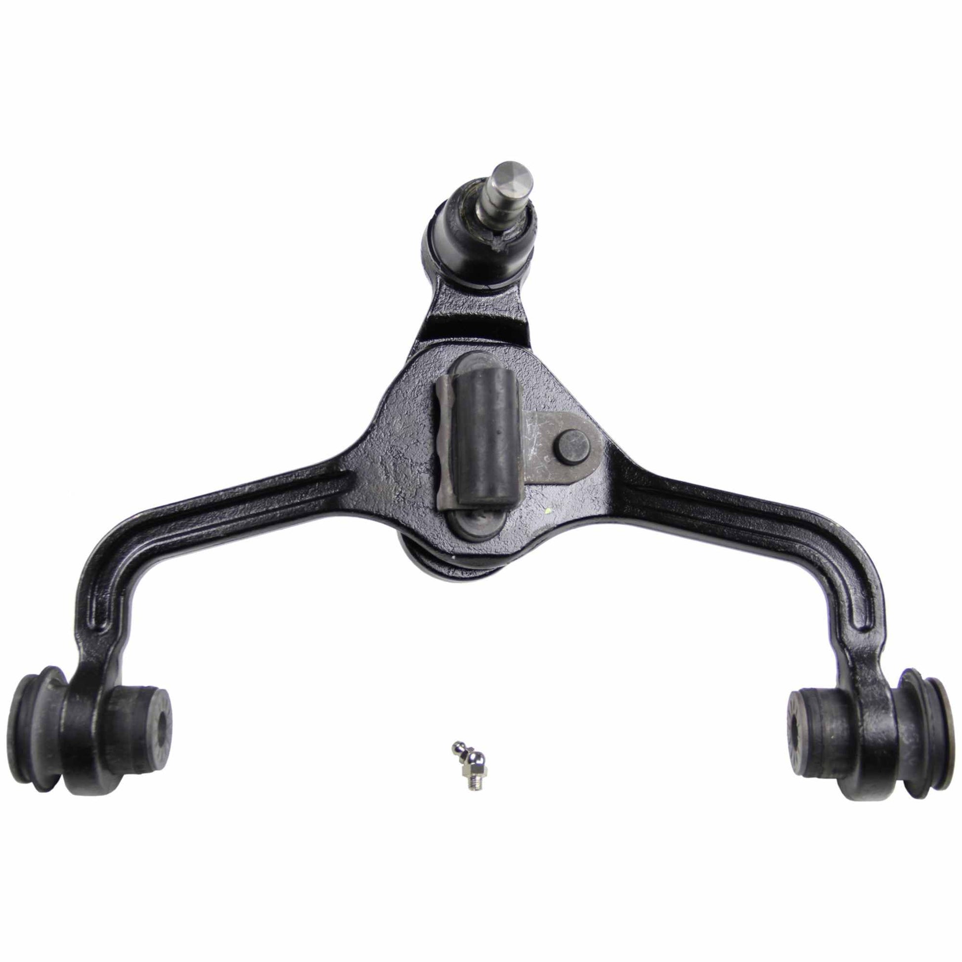 Angle View of Front Upper Left Suspension Control Arm and Ball Joint Assembly MOOG RK80709