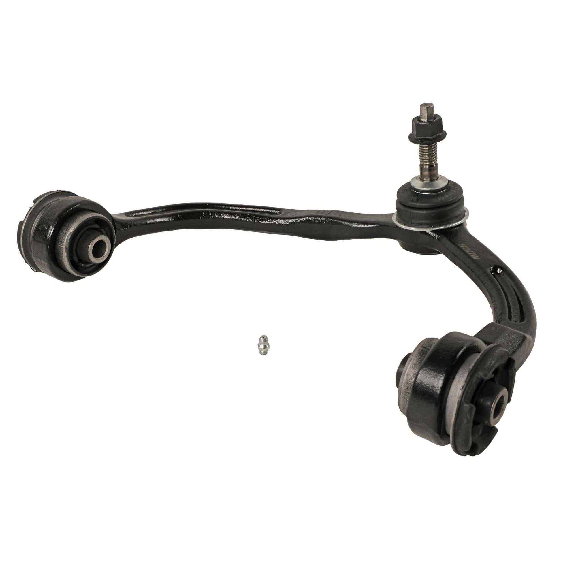 Angle View of Front Upper Right Suspension Control Arm and Ball Joint Assembly MOOG RK80712