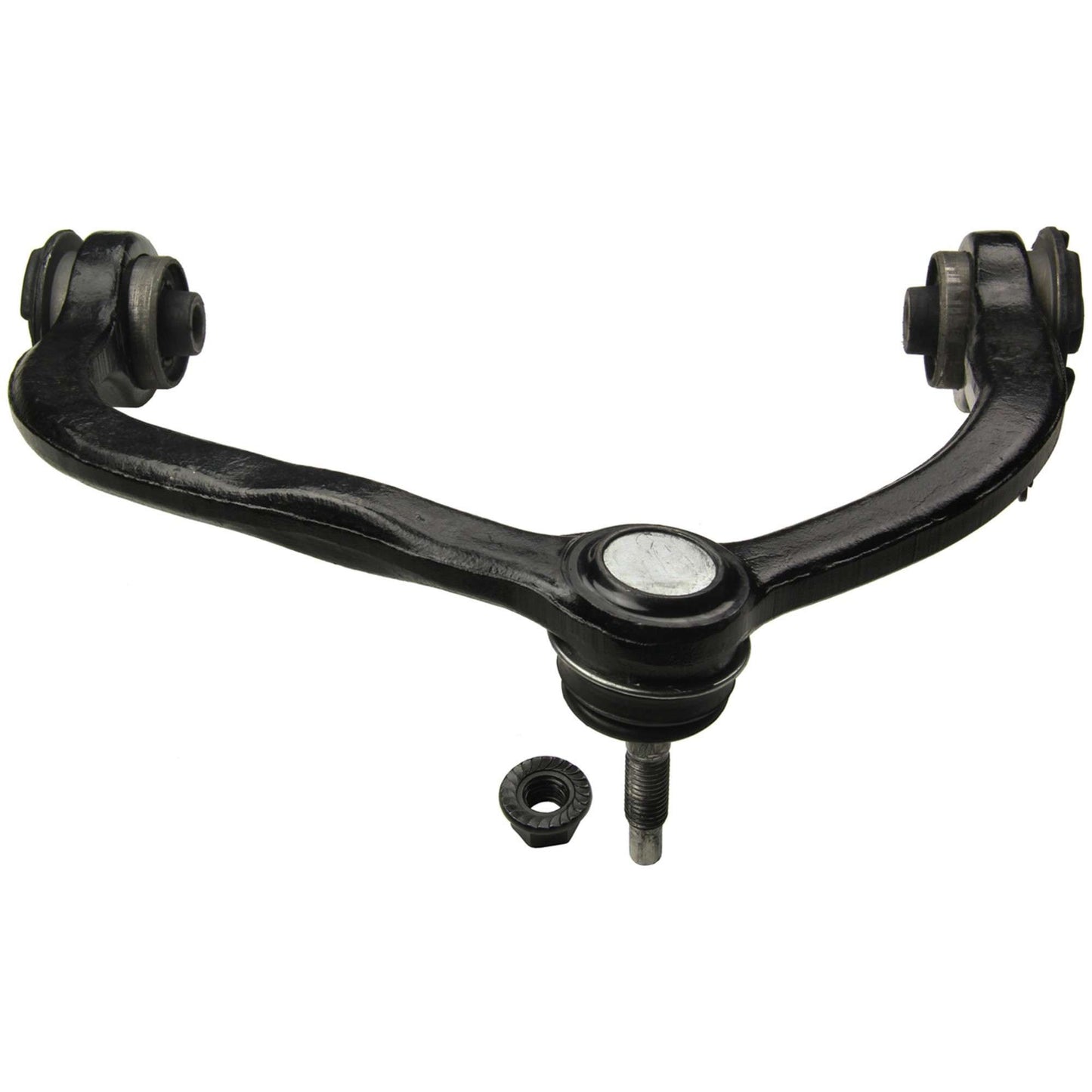 Top View of Front Upper Left Suspension Control Arm and Ball Joint Assembly MOOG RK80717