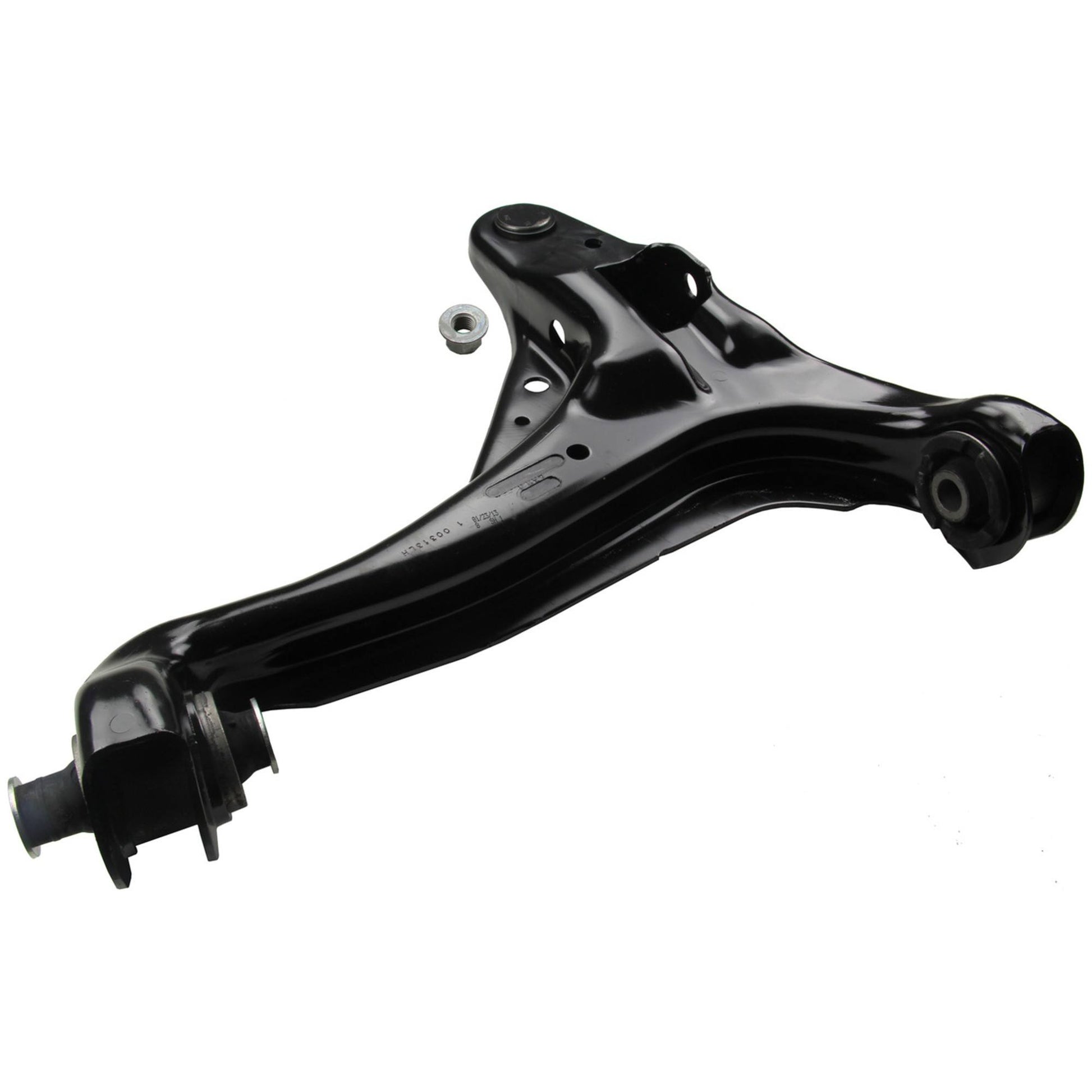 Top View of Front Left Suspension Control Arm and Ball Joint Assembly MOOG RK80721