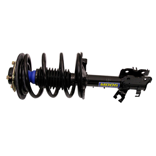 Angle View of Front Left Suspension Strut and Coil Spring Assembly MOOG ST8574L