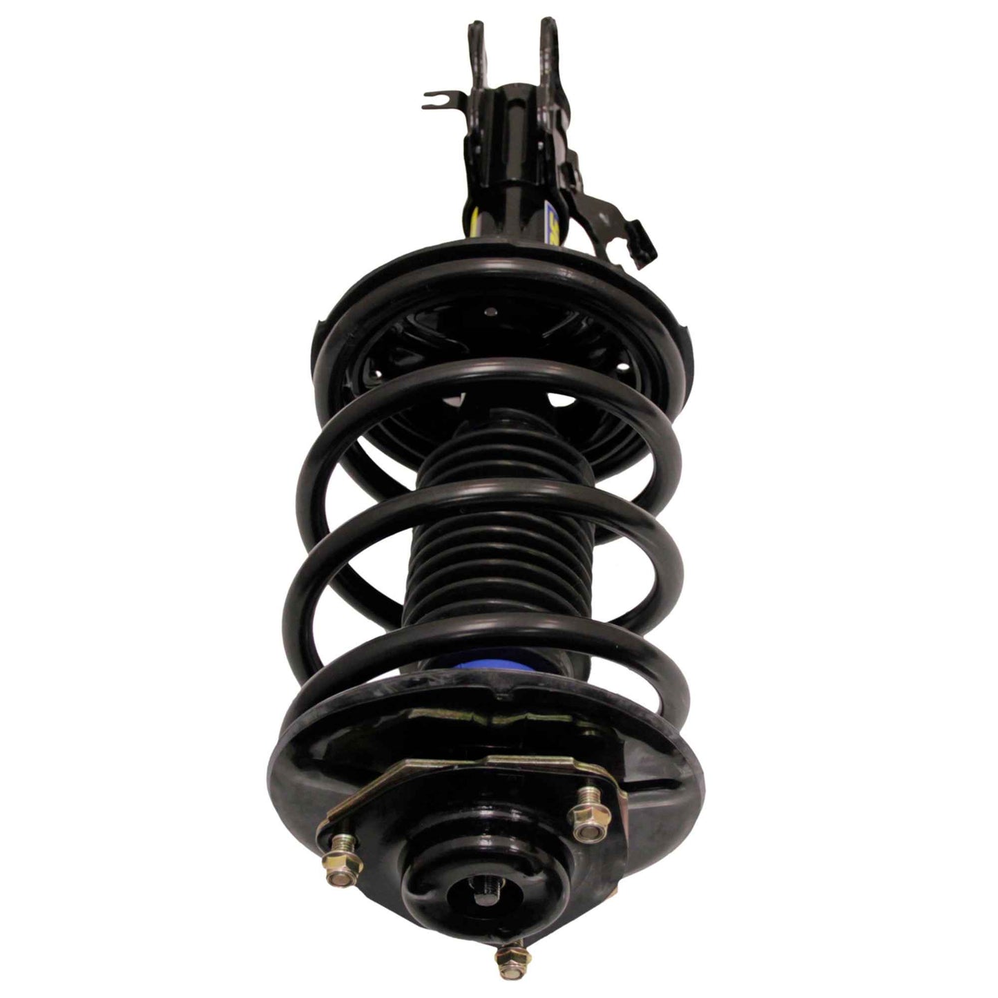 Back View of Front Left Suspension Strut and Coil Spring Assembly MOOG ST8574L