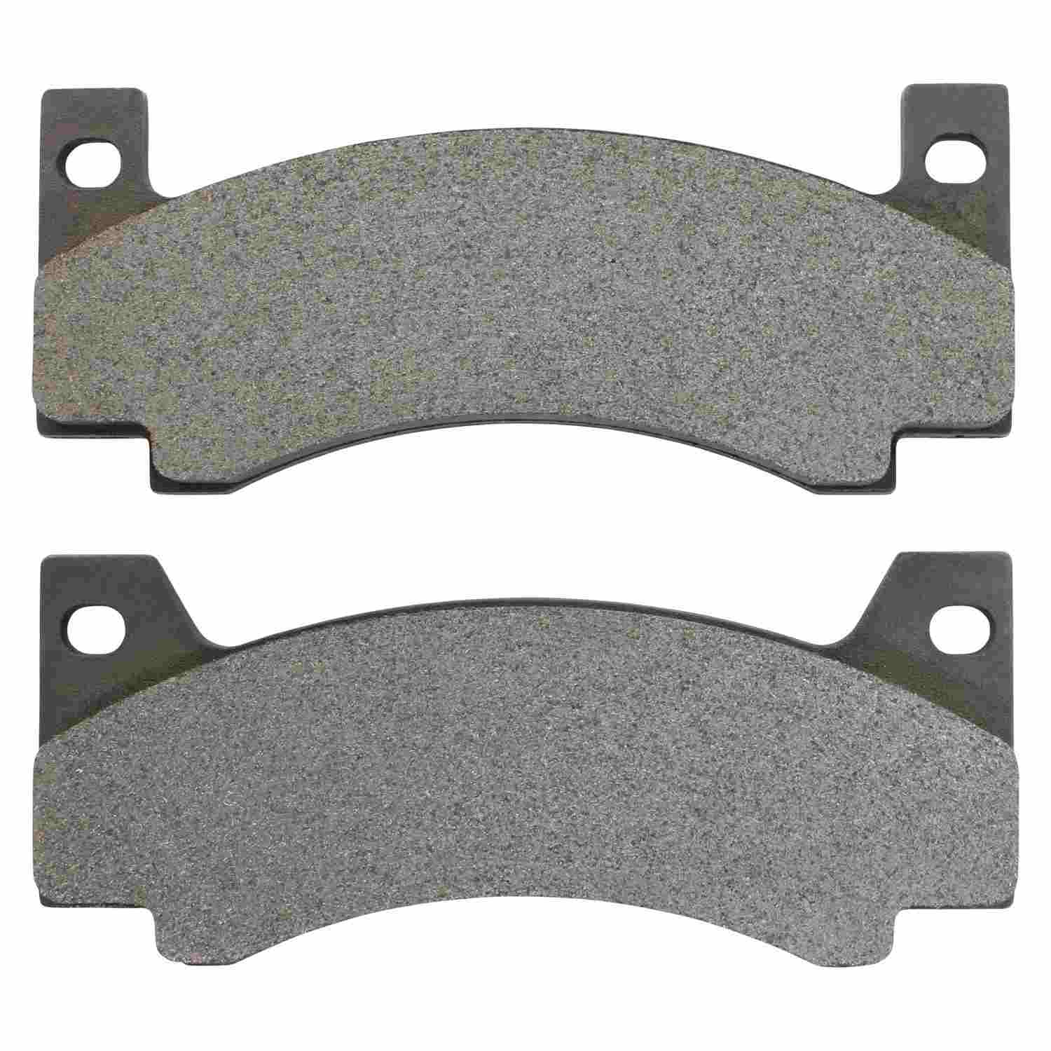 Front View of Front Disc Brake Pad Set MPA 1000-0085M