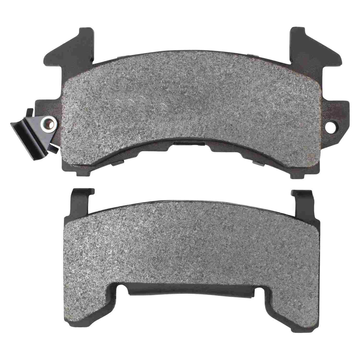 Front View of Rear Disc Brake Pad Set MPA 1000-0202M