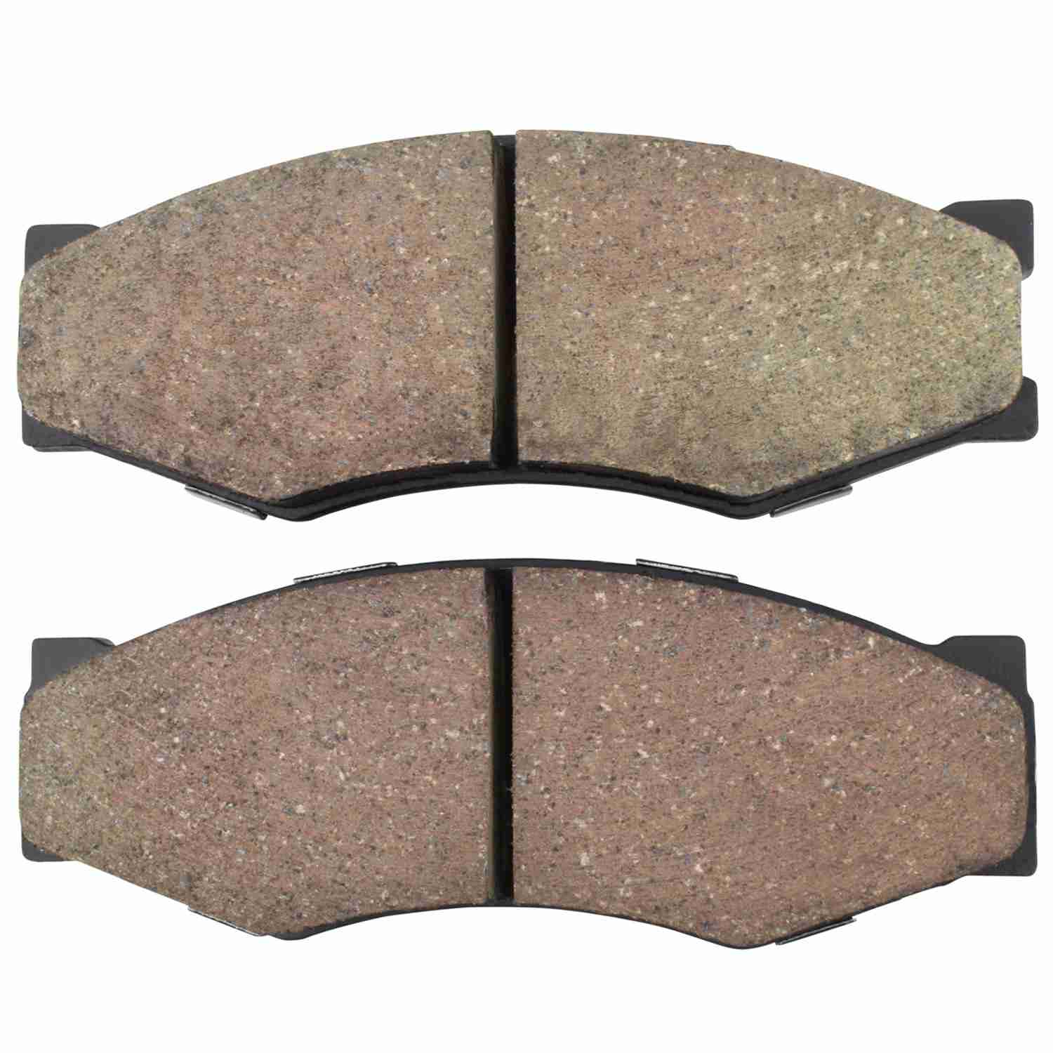 Front View of Front Disc Brake Pad Set MPA 1000-0266C