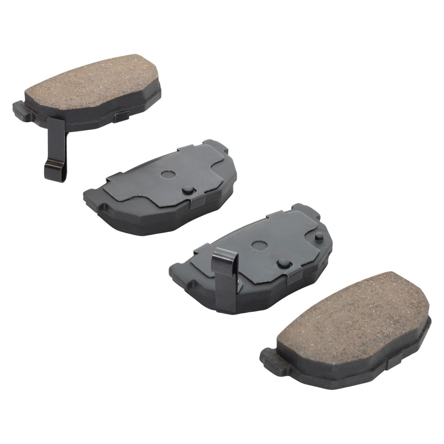 Angle View of Rear Disc Brake Pad Set MPA 1000-0272C