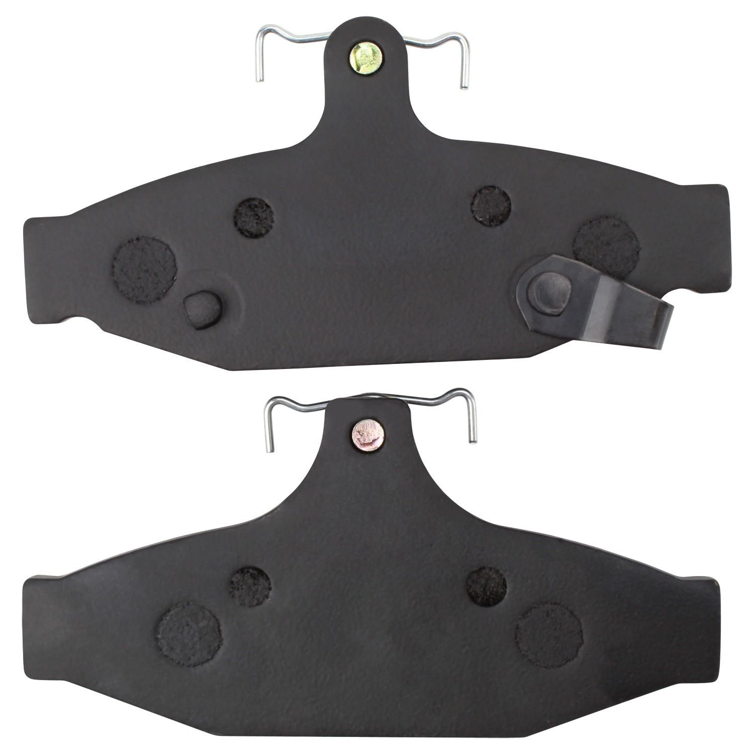 Back View of Rear Disc Brake Pad Set MPA 1000-0295M