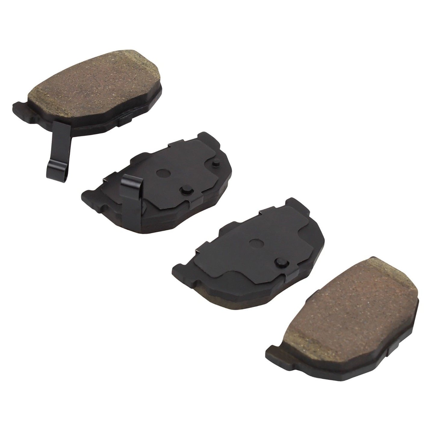 Angle View of Rear Disc Brake Pad Set MPA 1000-0323C