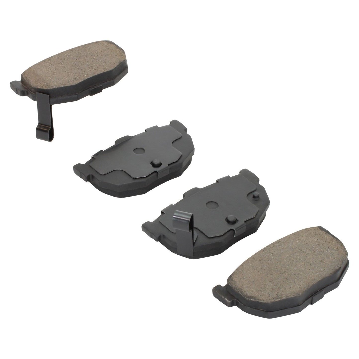 Angle View of Rear Disc Brake Pad Set MPA 1000-0323M