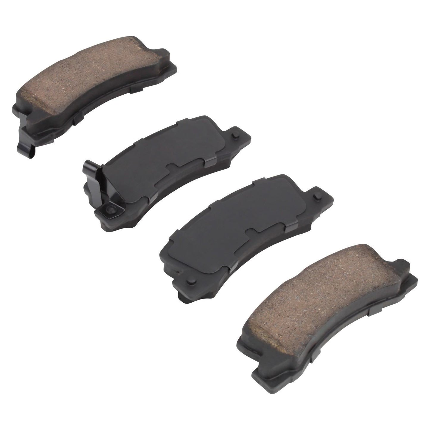 Angle View of Rear Disc Brake Pad Set MPA 1000-0325C