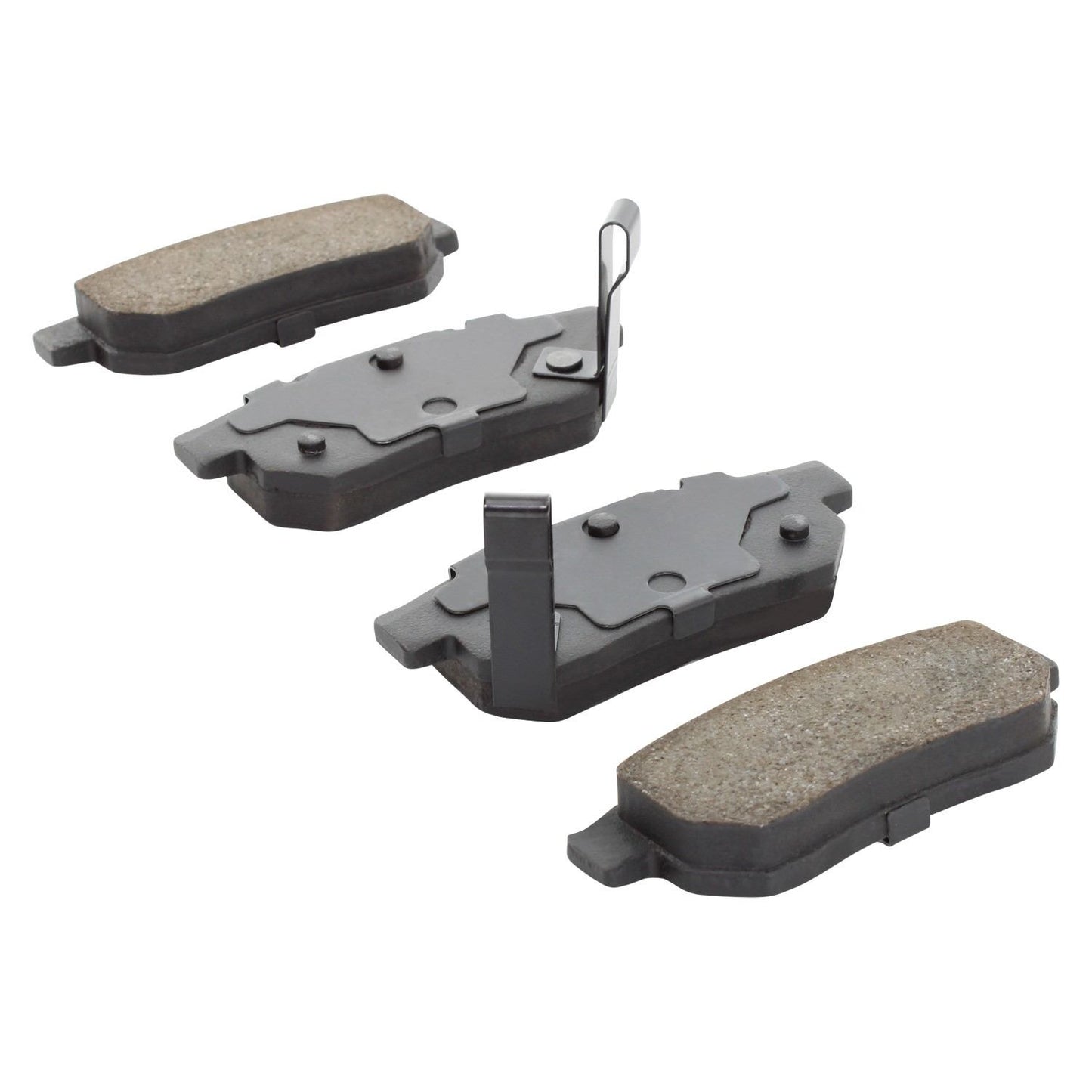 Angle View of Rear Disc Brake Pad Set MPA 1000-0374C