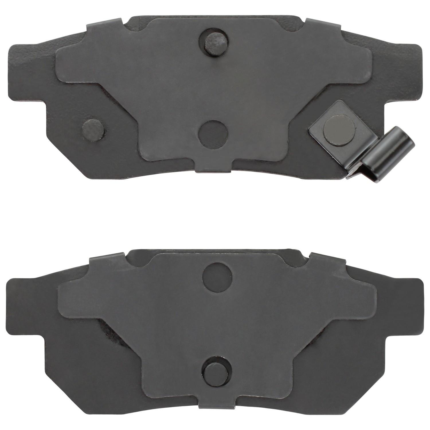 Back View of Rear Disc Brake Pad Set MPA 1000-0374C