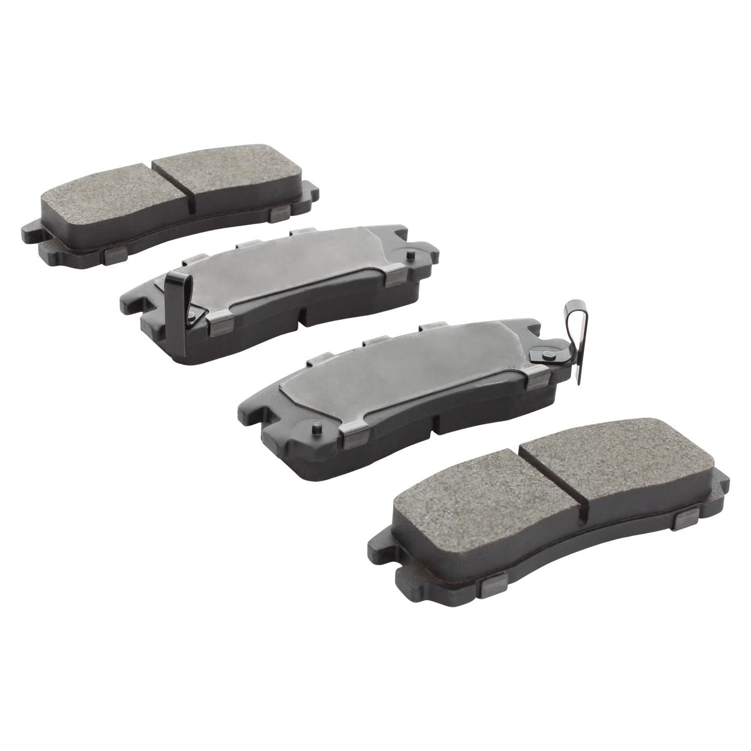 Angle View of Rear Disc Brake Pad Set MPA 1000-0383C