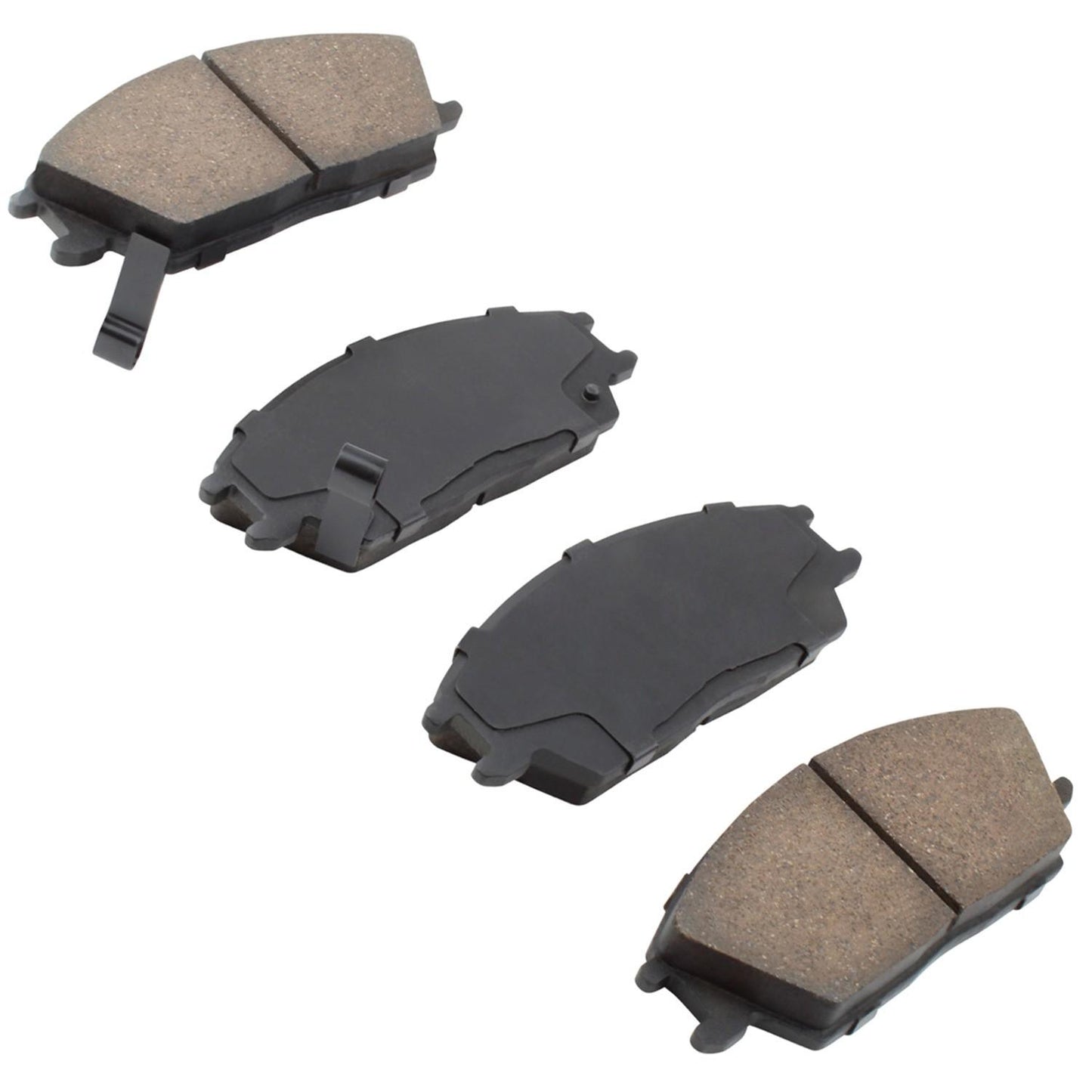 Angle View of Front Disc Brake Pad Set MPA 1000-0440C