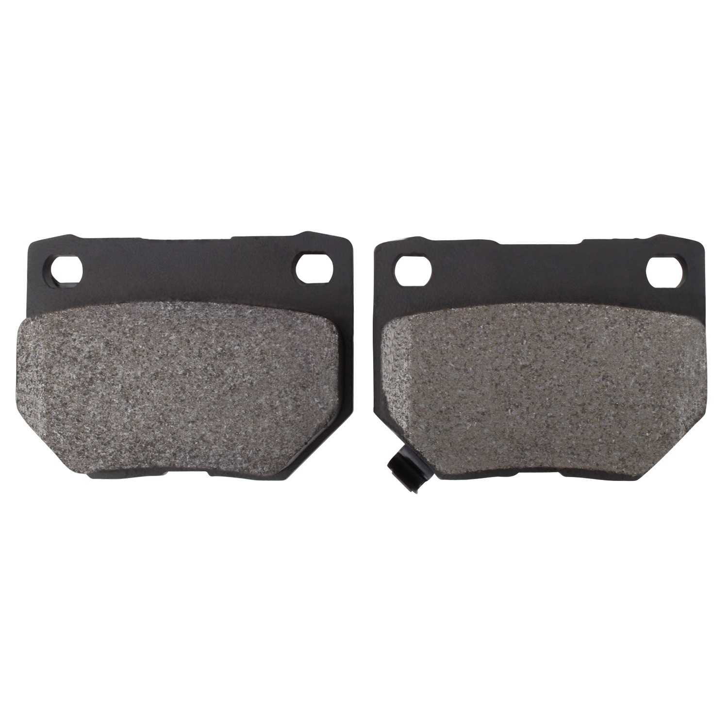 Front View of Rear Disc Brake Pad Set MPA 1000-0461M