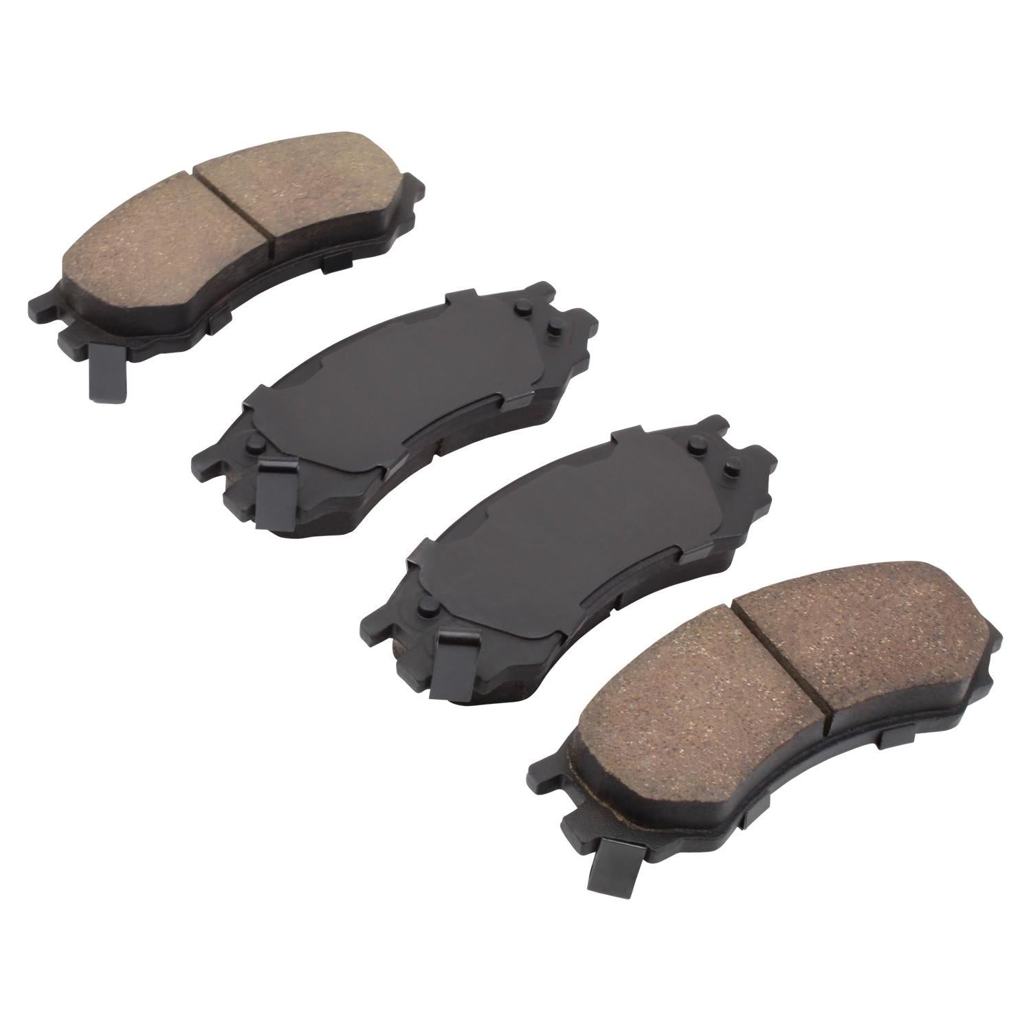 Angle View of Front Disc Brake Pad Set MPA 1000-0507C