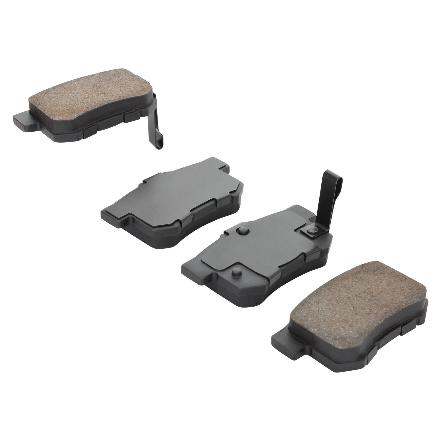 Angle View of Rear Disc Brake Pad Set MPA 1000-0537C