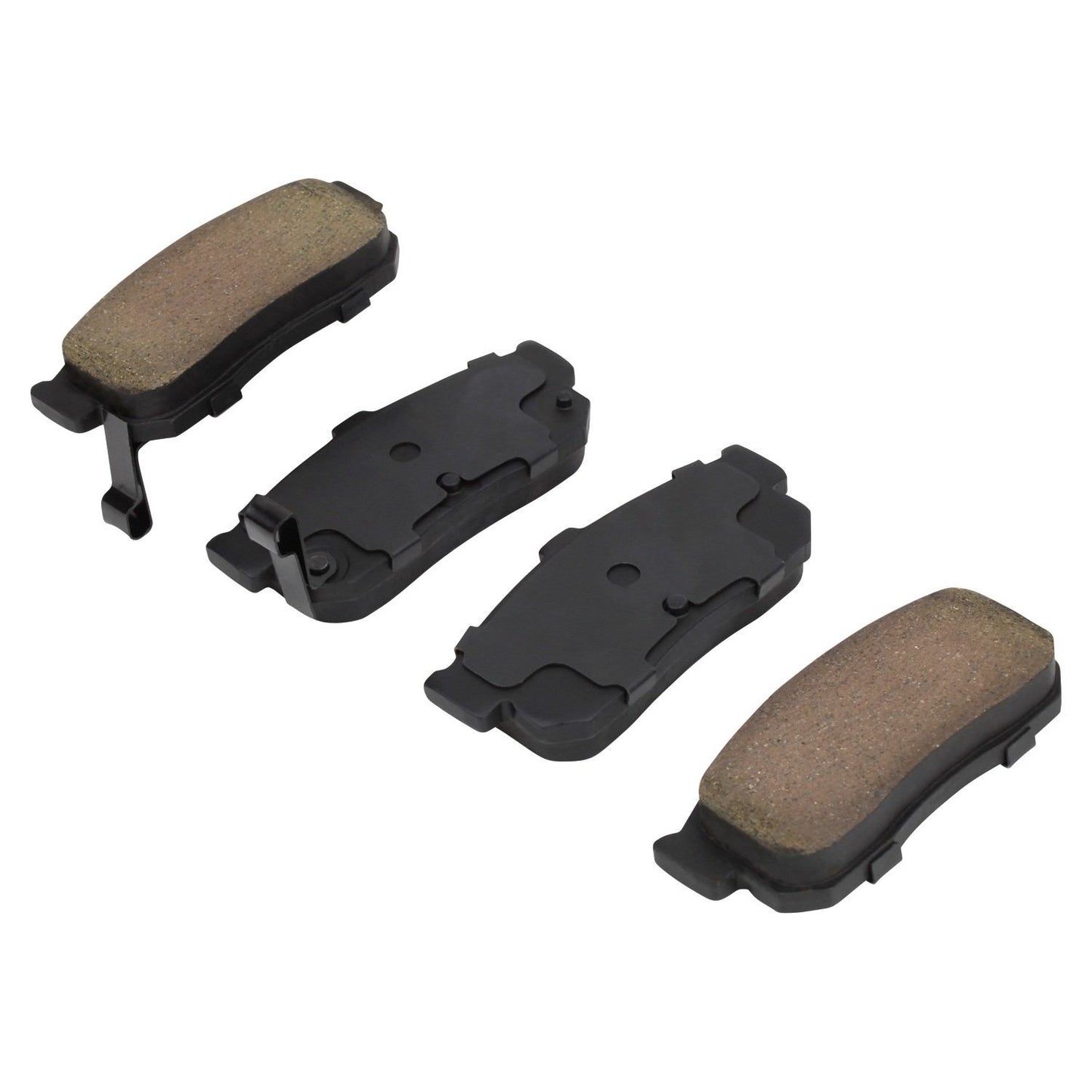 Angle View of Rear Disc Brake Pad Set MPA 1000-0540C