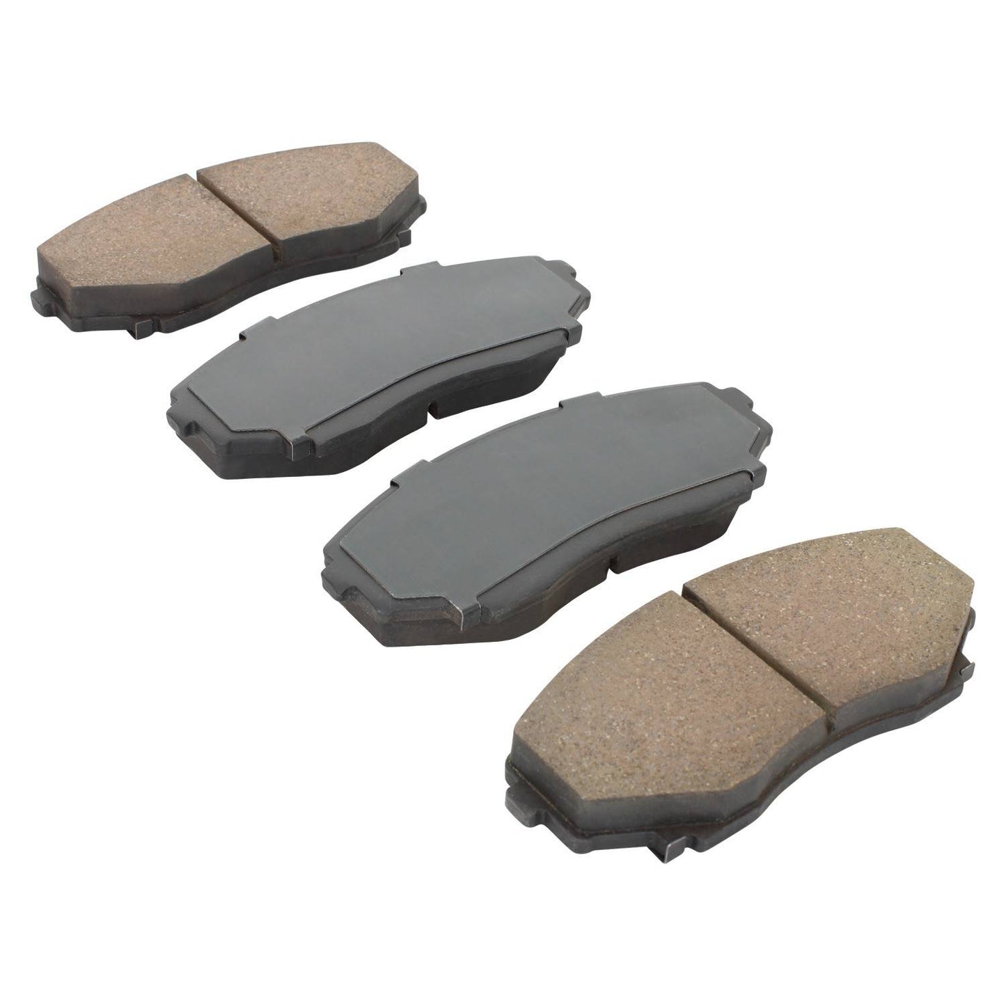 Angle View of Front Disc Brake Pad Set MPA 1000-0551C