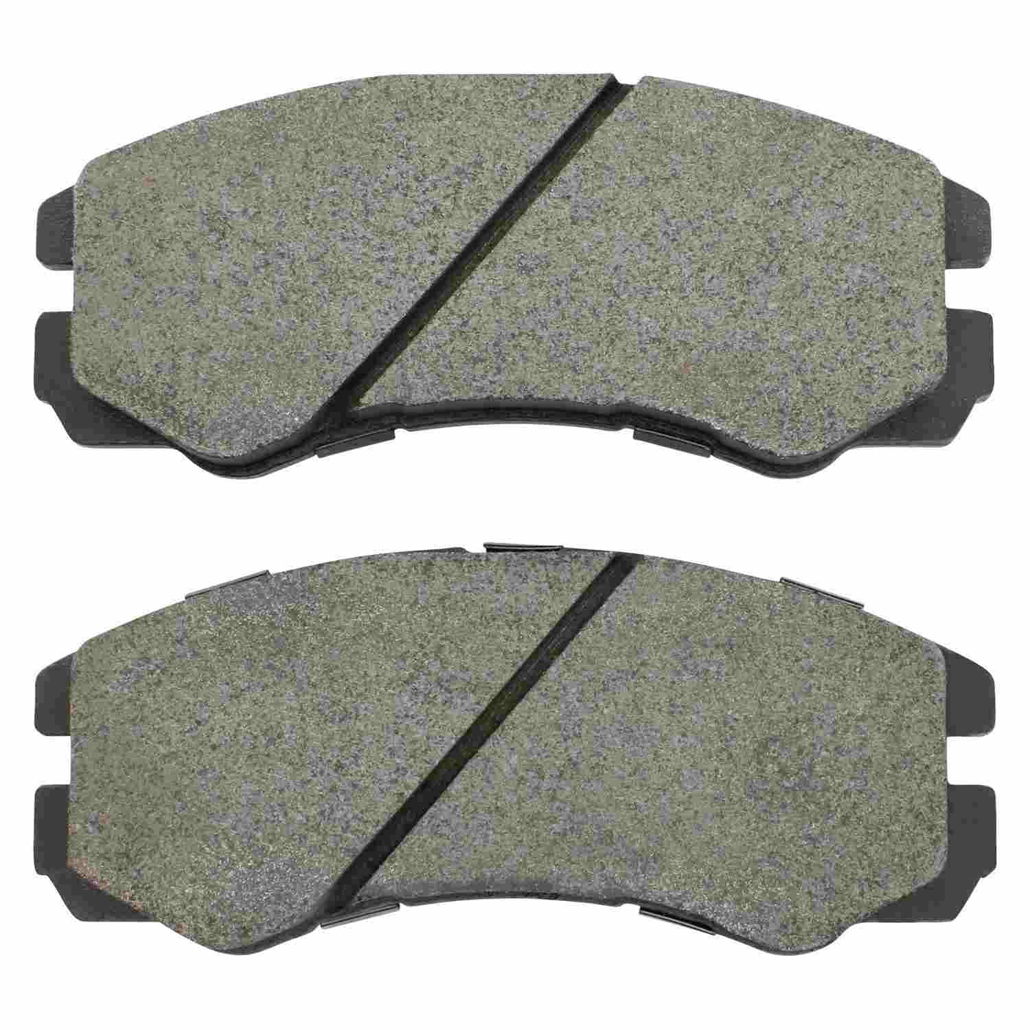 Front View of Front Disc Brake Pad Set MPA 1000-0579M