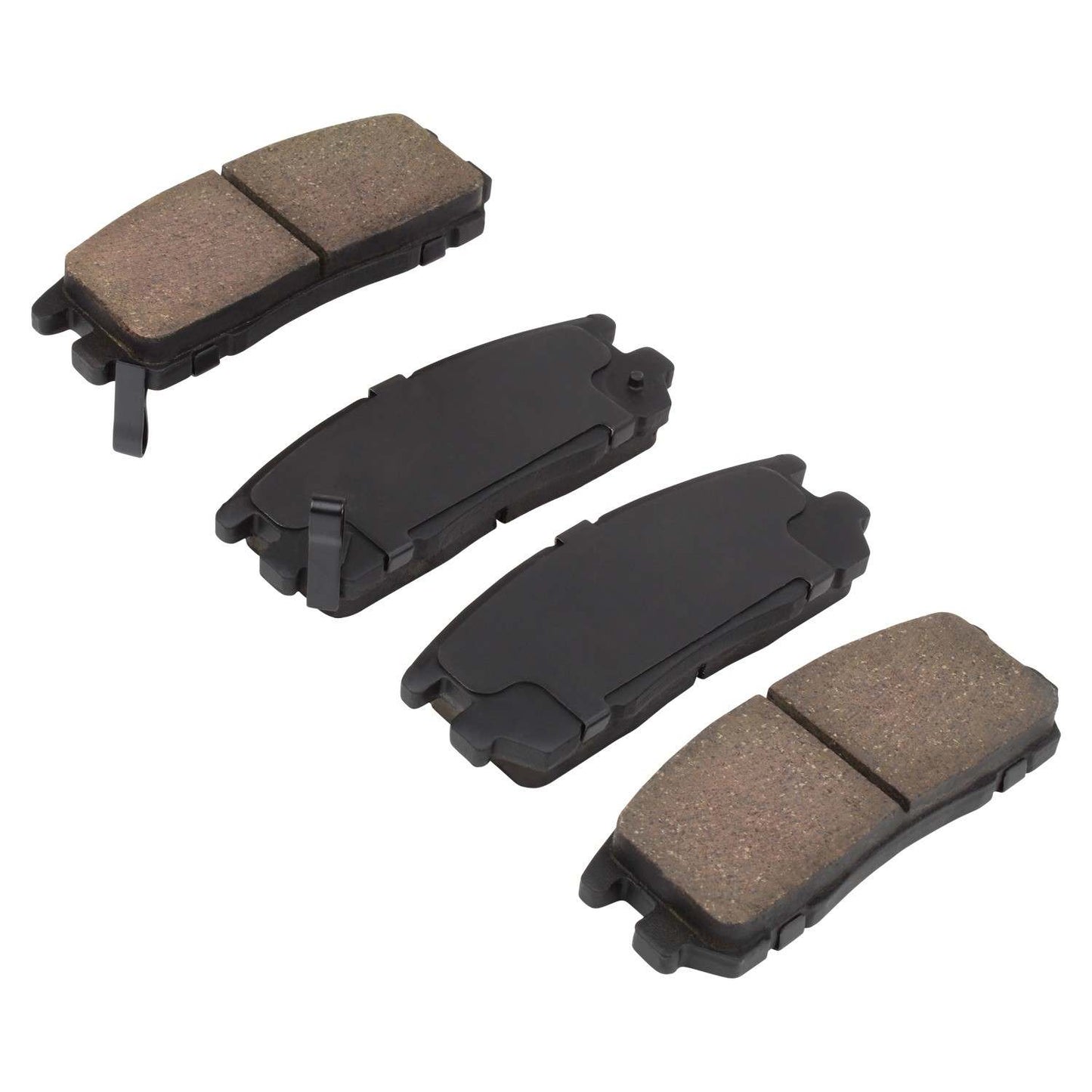 Angle View of Rear Disc Brake Pad Set MPA 1000-0580C