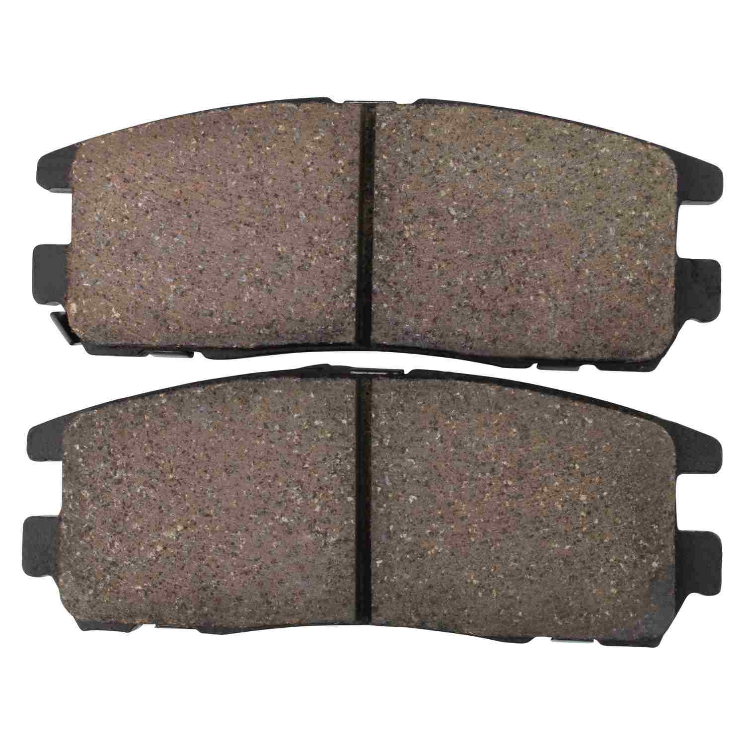 Front View of Rear Disc Brake Pad Set MPA 1000-0580C