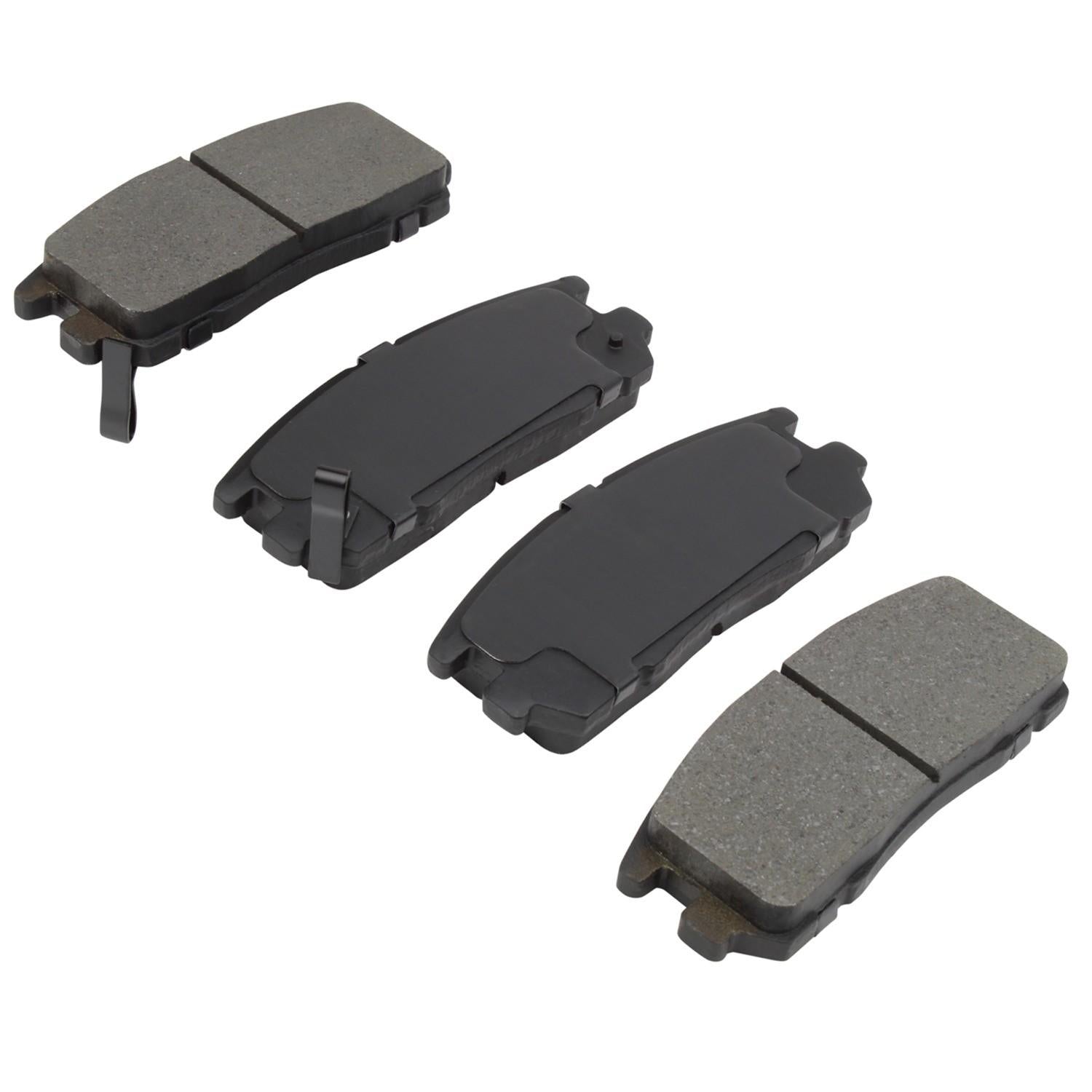 Angle View of Rear Disc Brake Pad Set MPA 1000-0580M