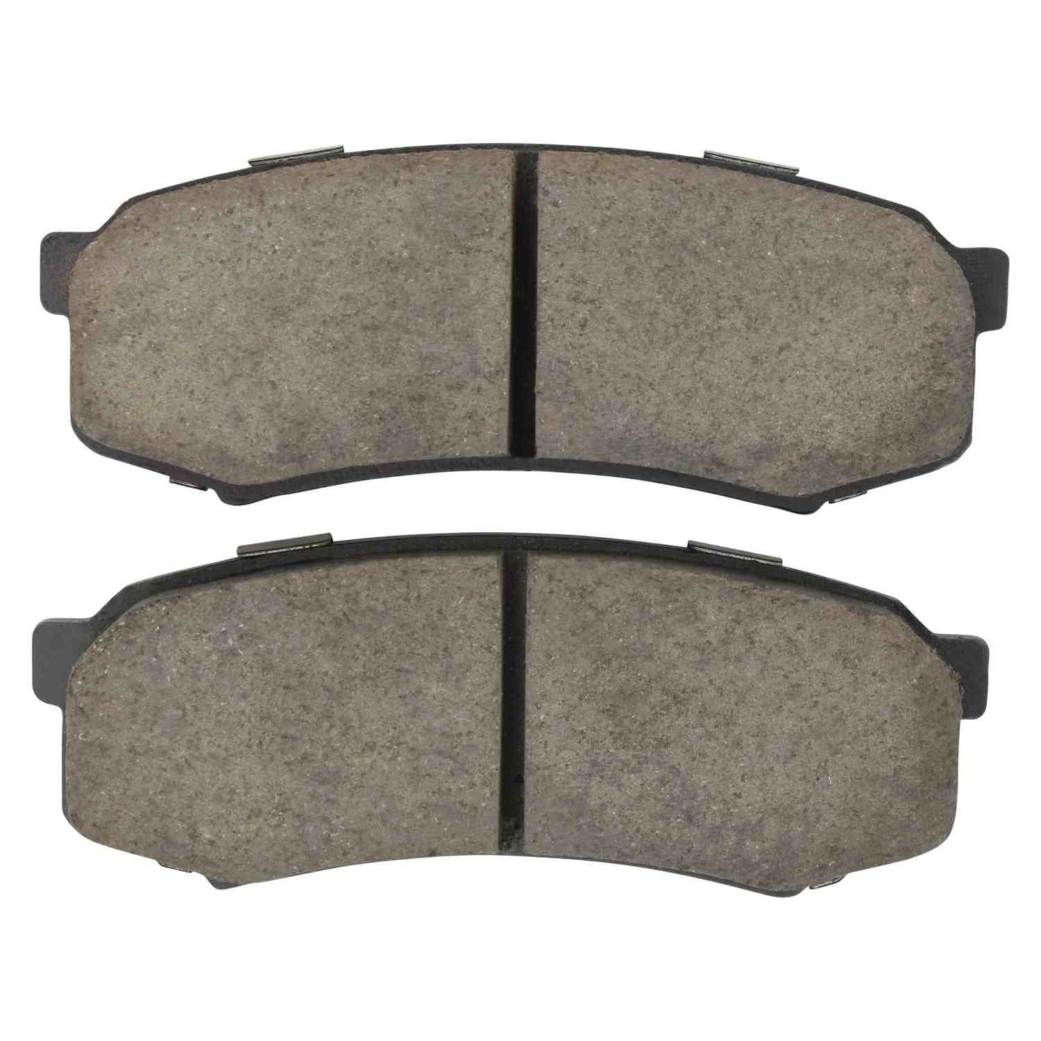 Front View of Rear Disc Brake Pad Set MPA 1000-0606M