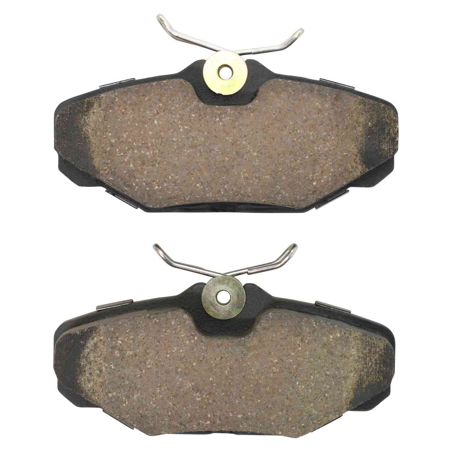 Front View of Rear Disc Brake Pad Set MPA 1000-0610C