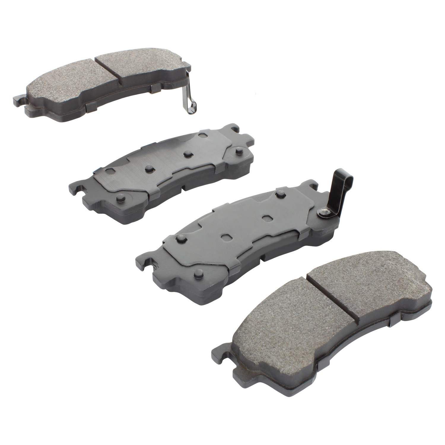 Angle View of Front Disc Brake Pad Set MPA 1000-0637C