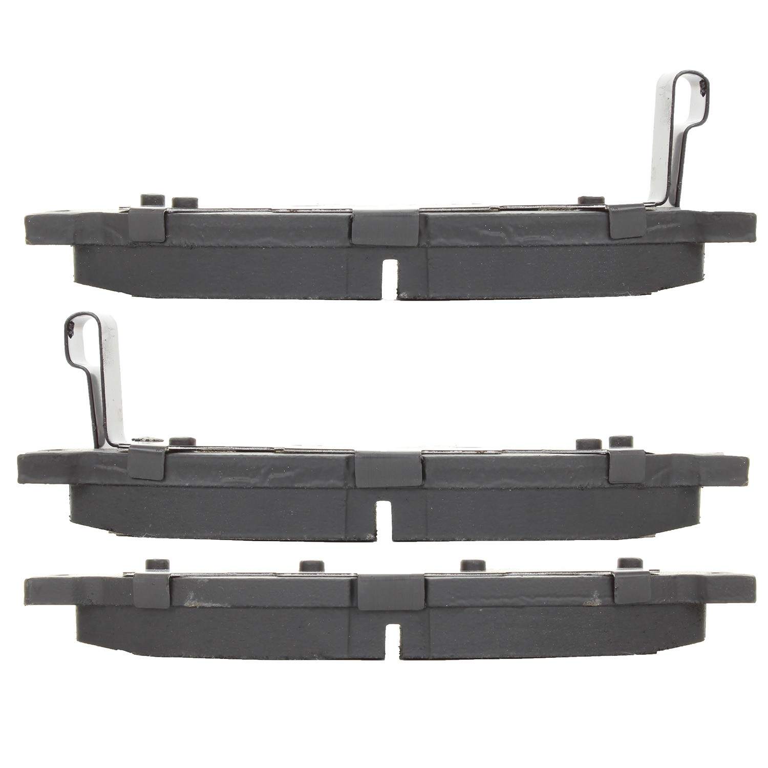 Top View of Front Disc Brake Pad Set MPA 1000-0637C