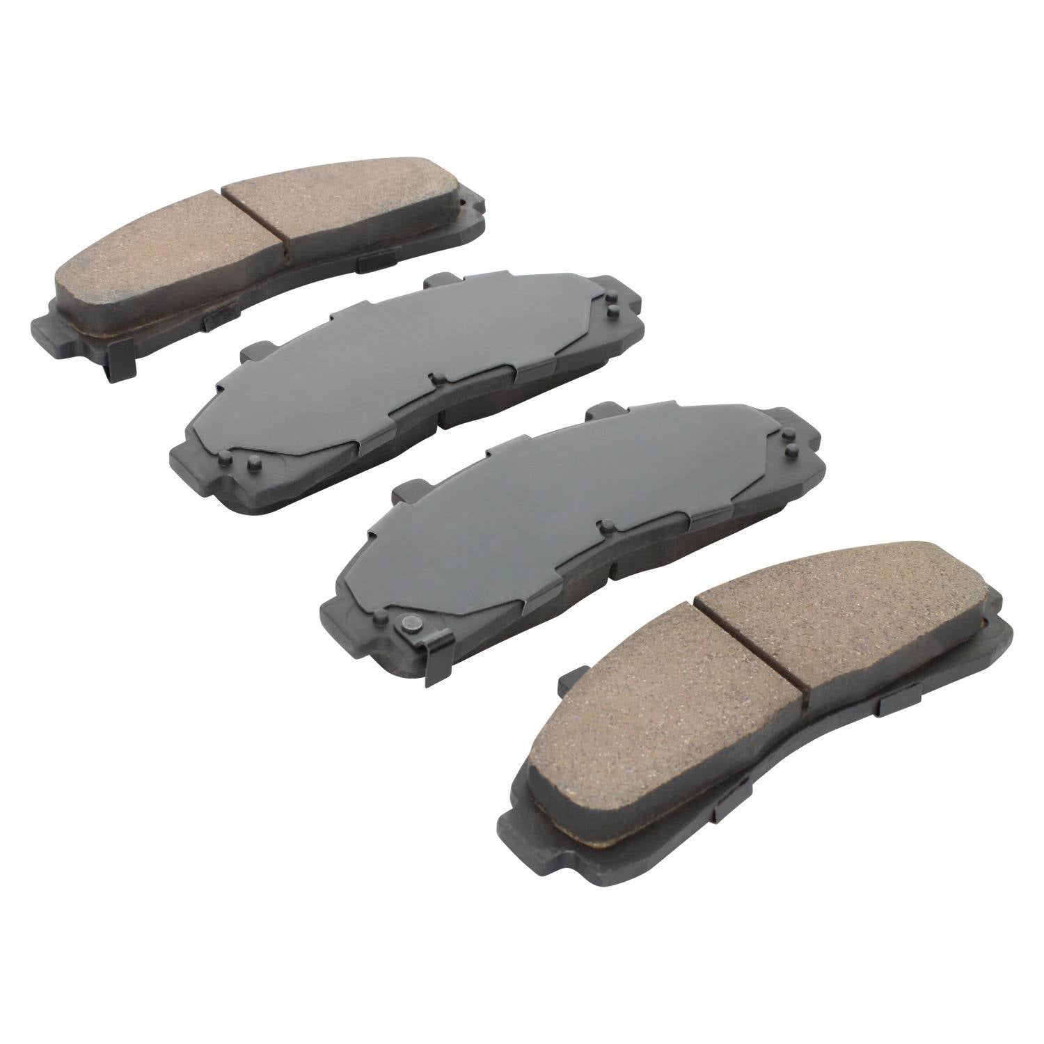 Angle View of Front Disc Brake Pad Set MPA 1000-0652C