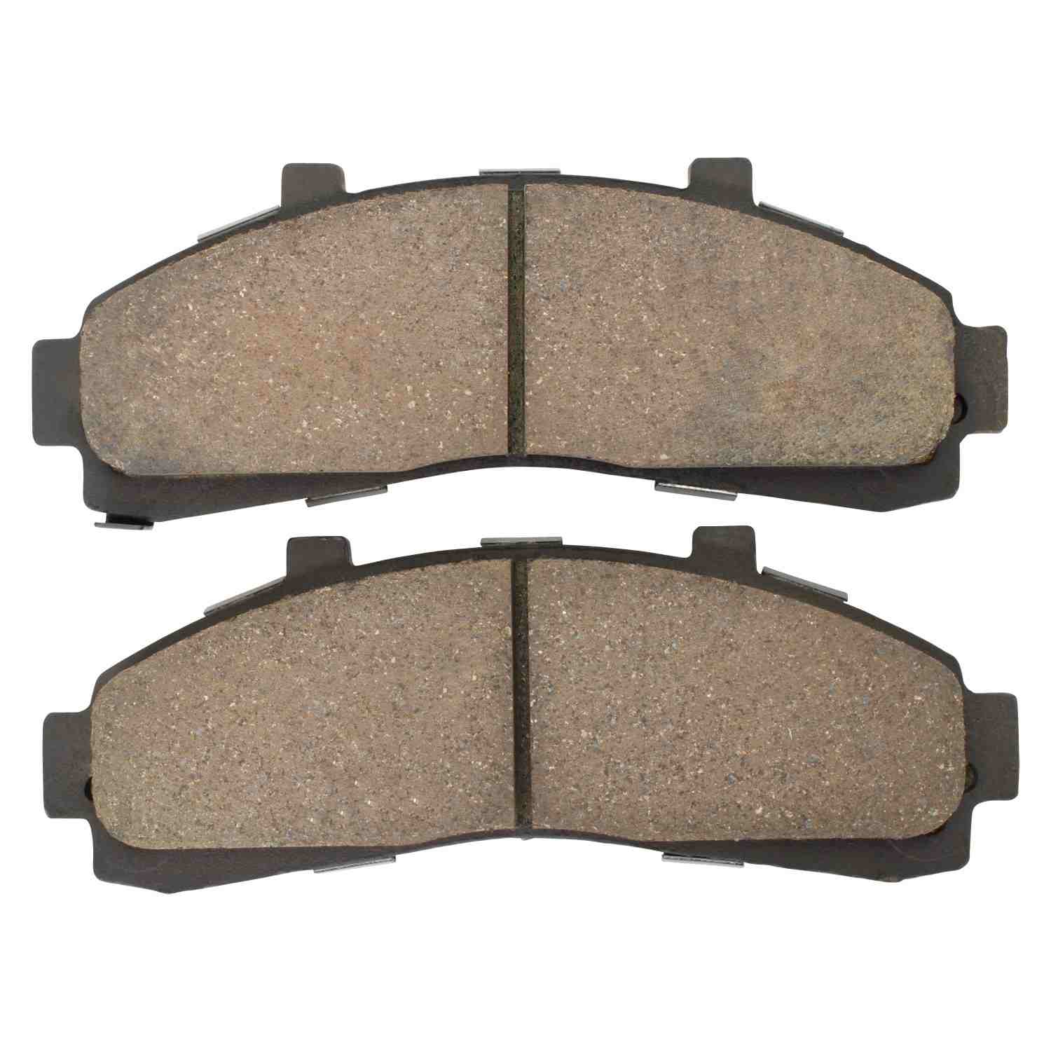 Front View of Front Disc Brake Pad Set MPA 1000-0652C