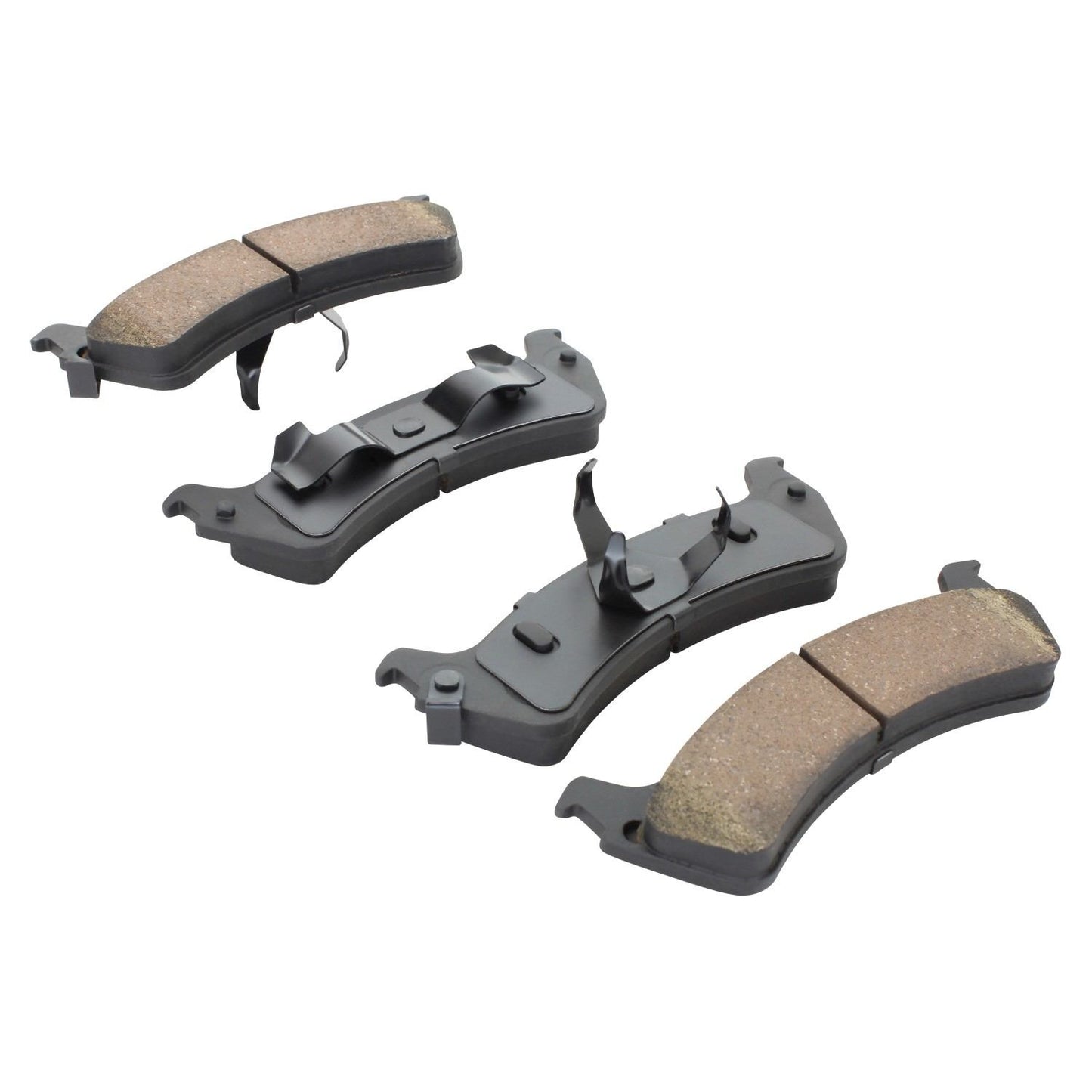 Angle View of Rear Disc Brake Pad Set MPA 1000-0667C