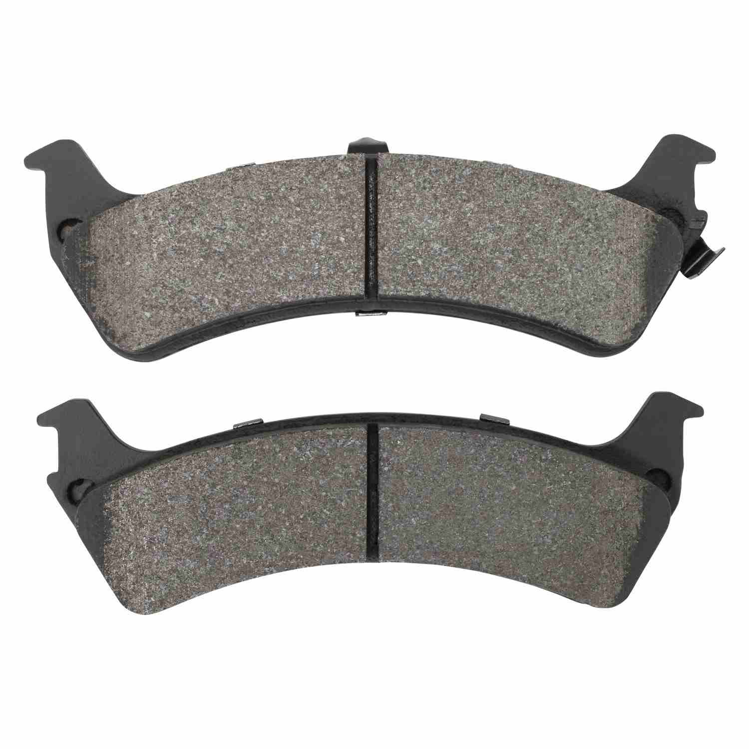 Front View of Rear Disc Brake Pad Set MPA 1000-0667M