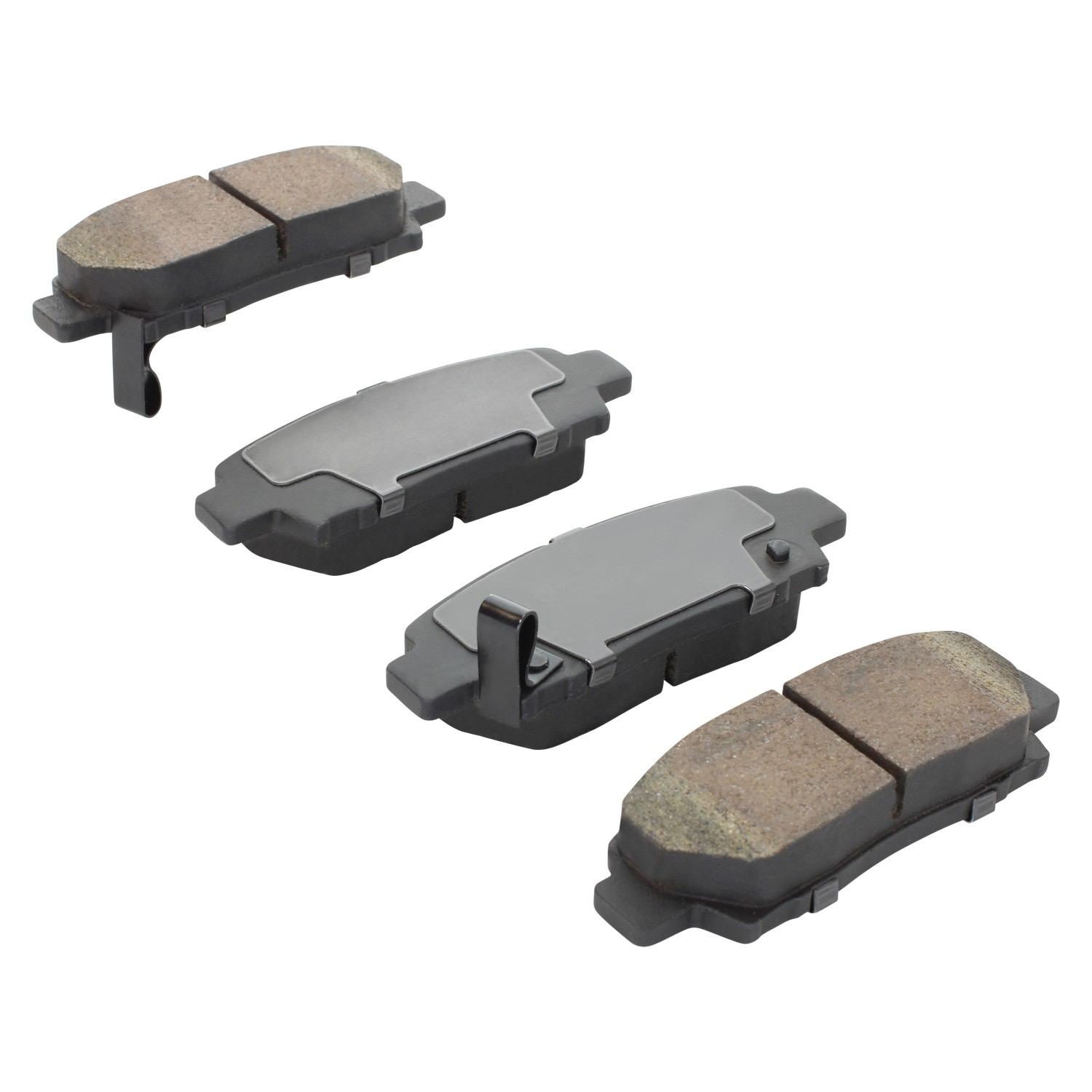 Angle View of Rear Disc Brake Pad Set MPA 1000-0672C