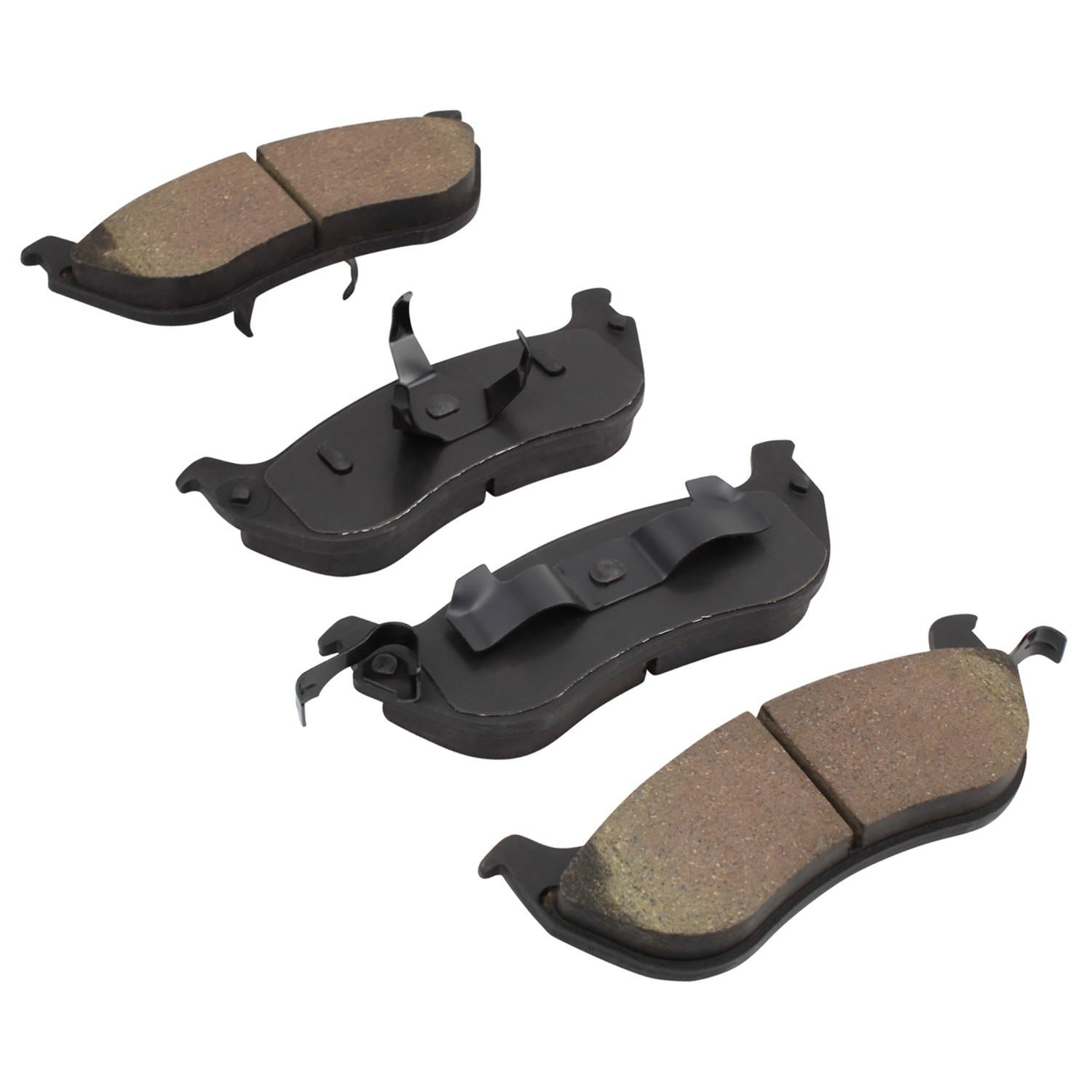 Angle View of Rear Disc Brake Pad Set MPA 1000-0674C