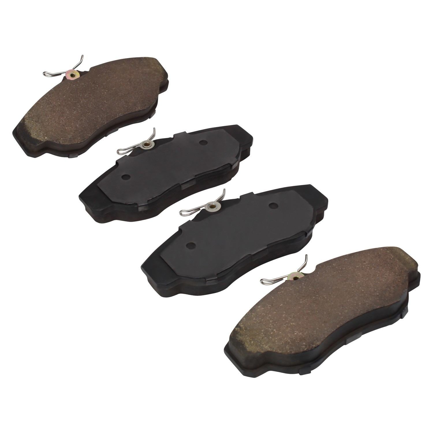 Angle View of Front Disc Brake Pad Set MPA 1000-0676C