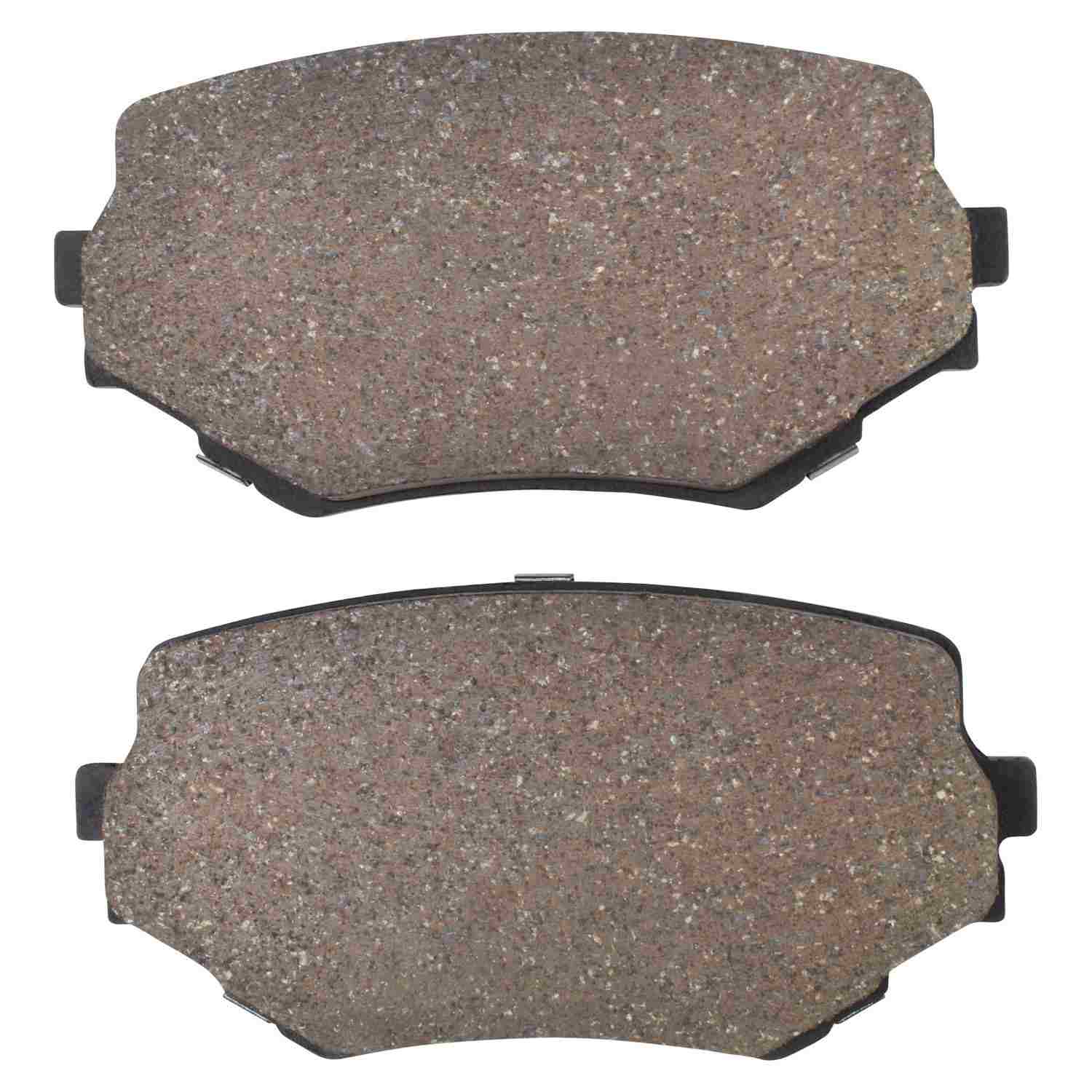 Front View of Front Disc Brake Pad Set MPA 1000-0680C