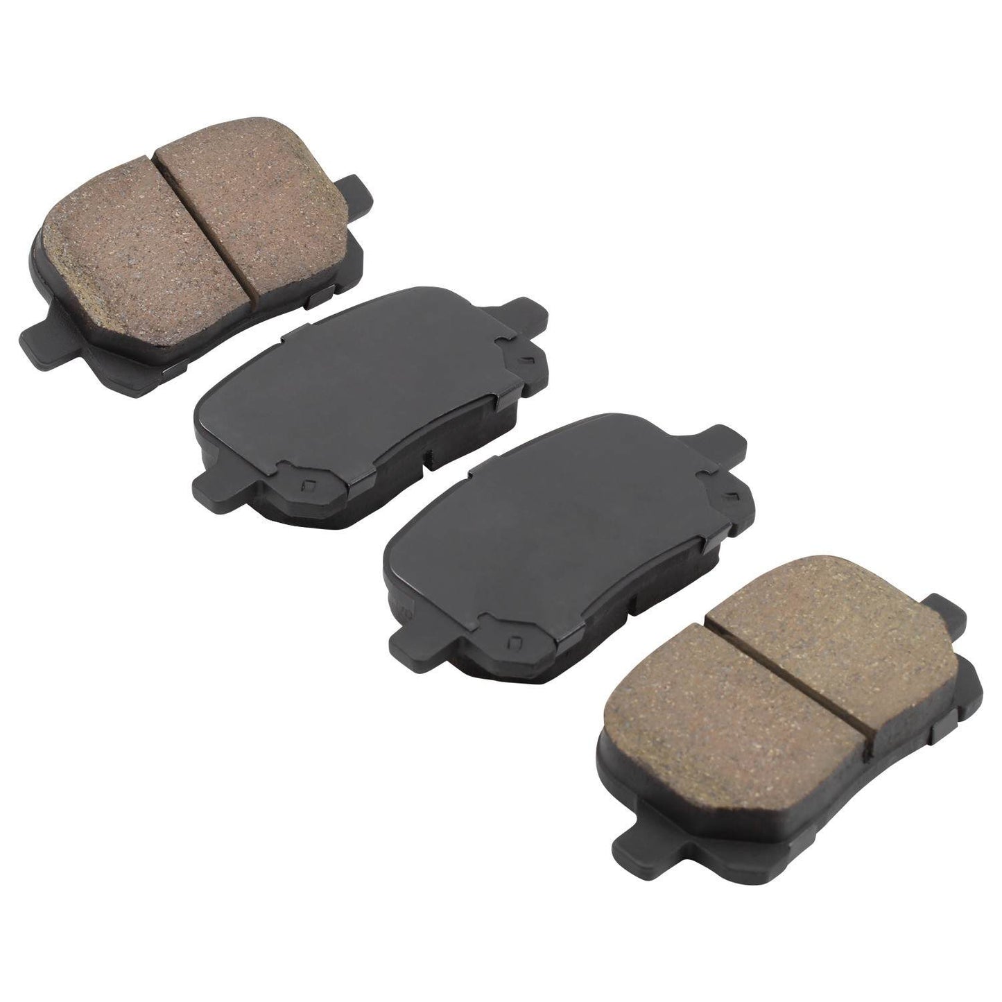 Angle View of Front Disc Brake Pad Set MPA 1000-0707C