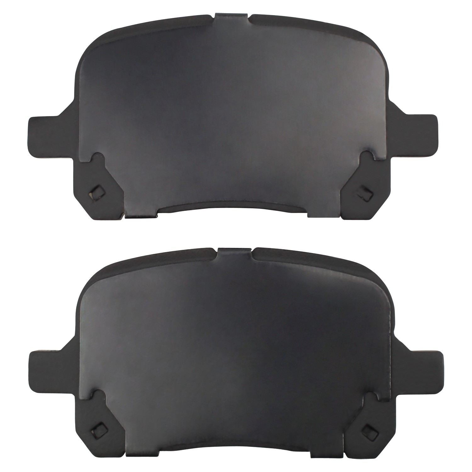 Back View of Front Disc Brake Pad Set MPA 1000-0707C