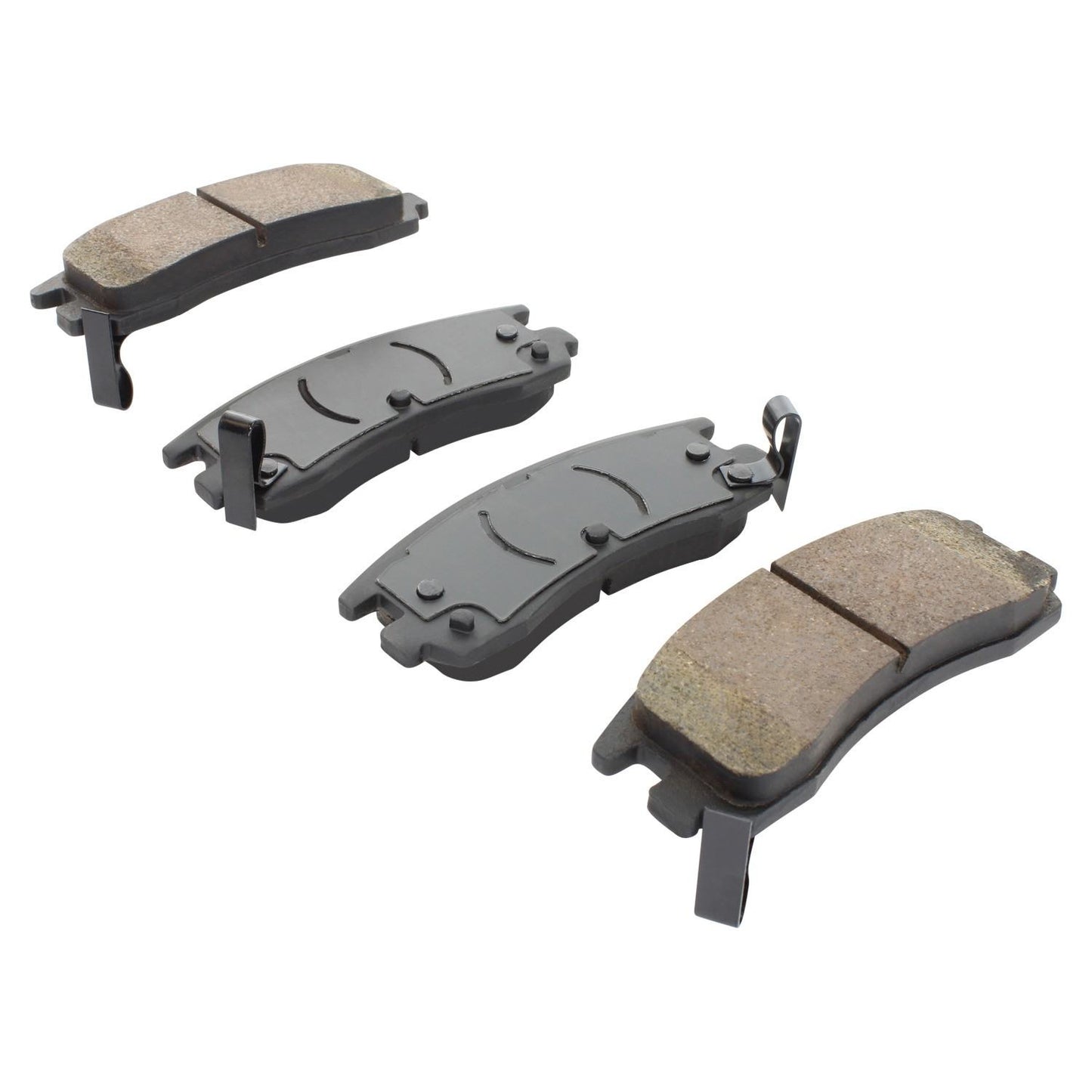 Angle View of Rear Disc Brake Pad Set MPA 1000-0714C