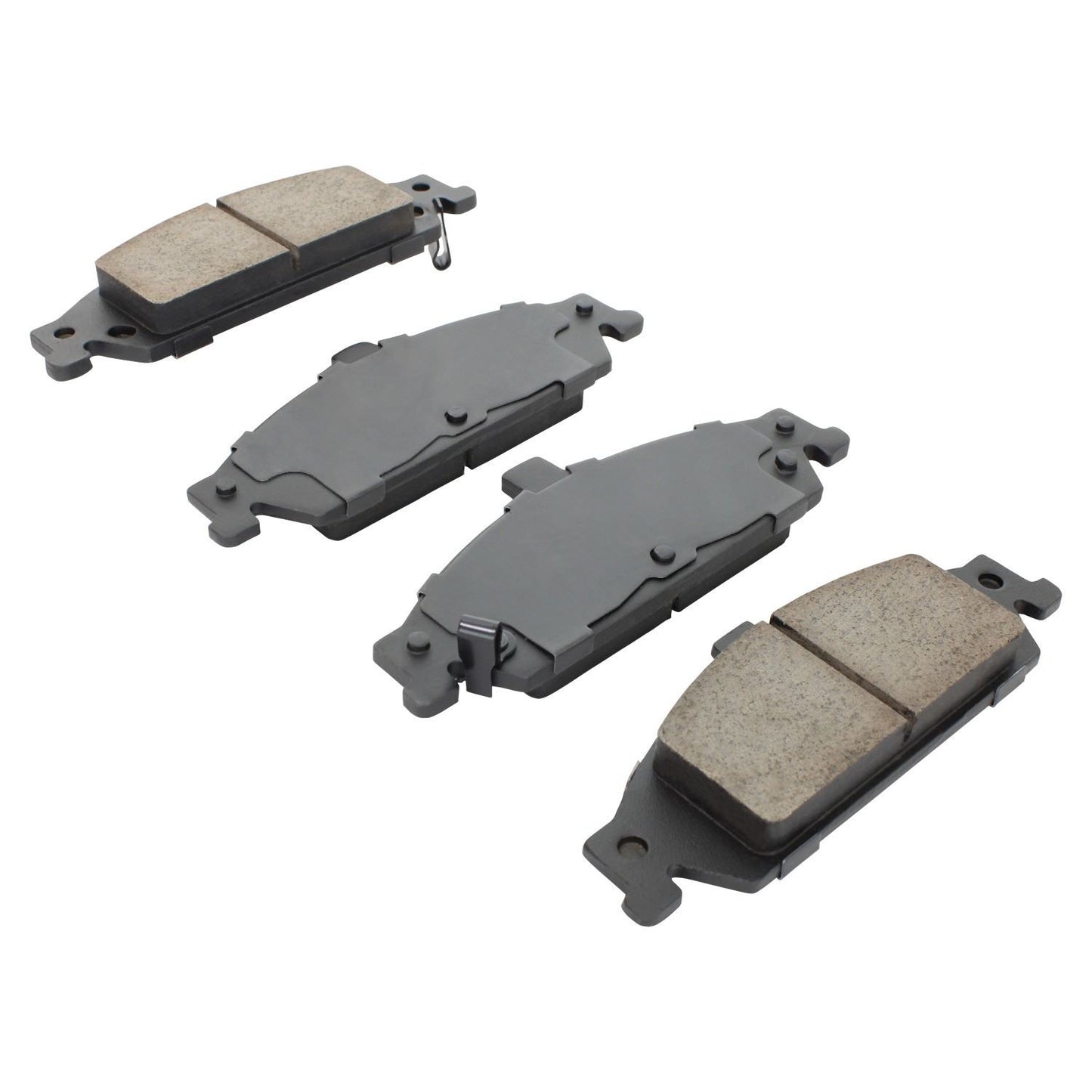 Angle View of Front Disc Brake Pad Set MPA 1000-0727M