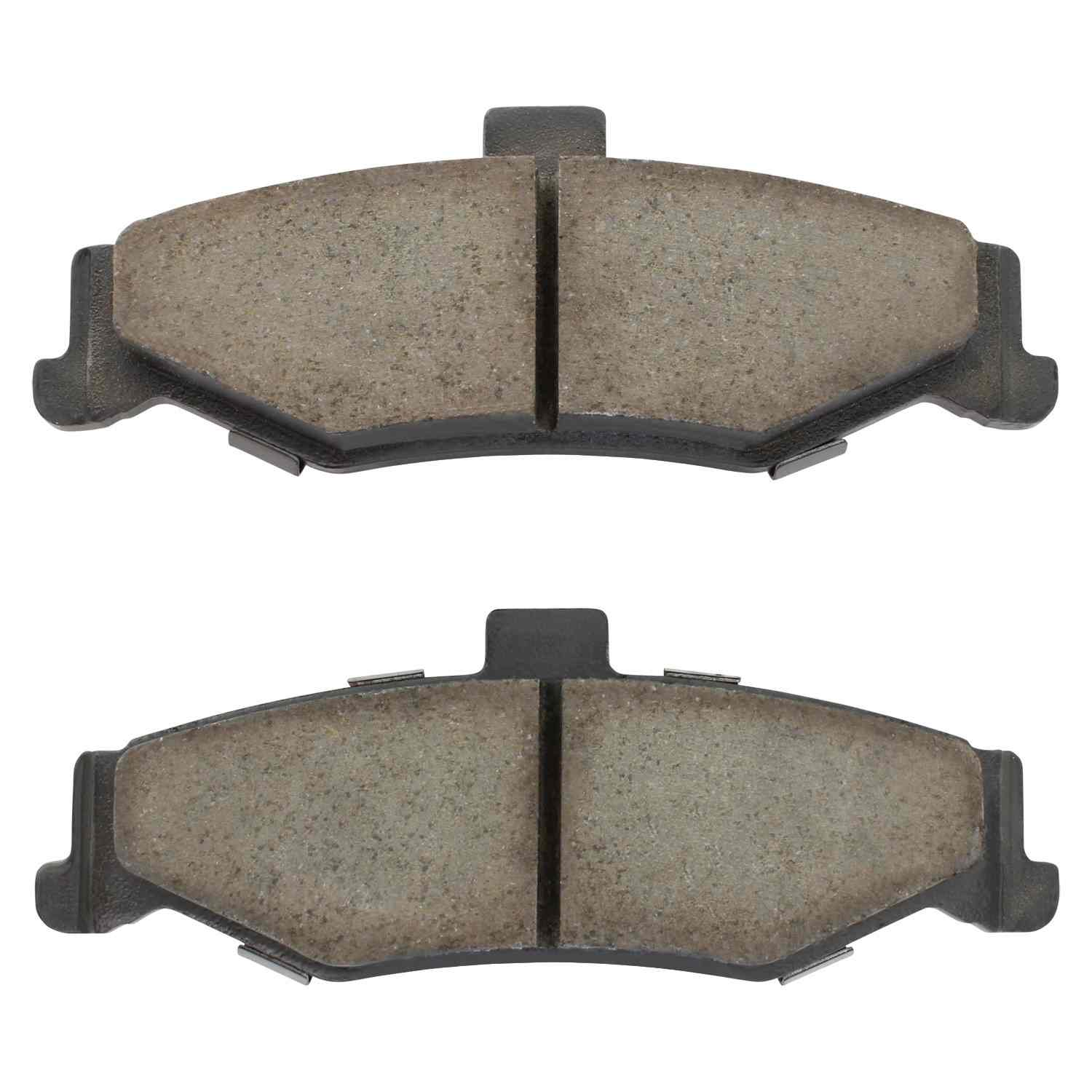 Front View of Rear Disc Brake Pad Set MPA 1000-0750C