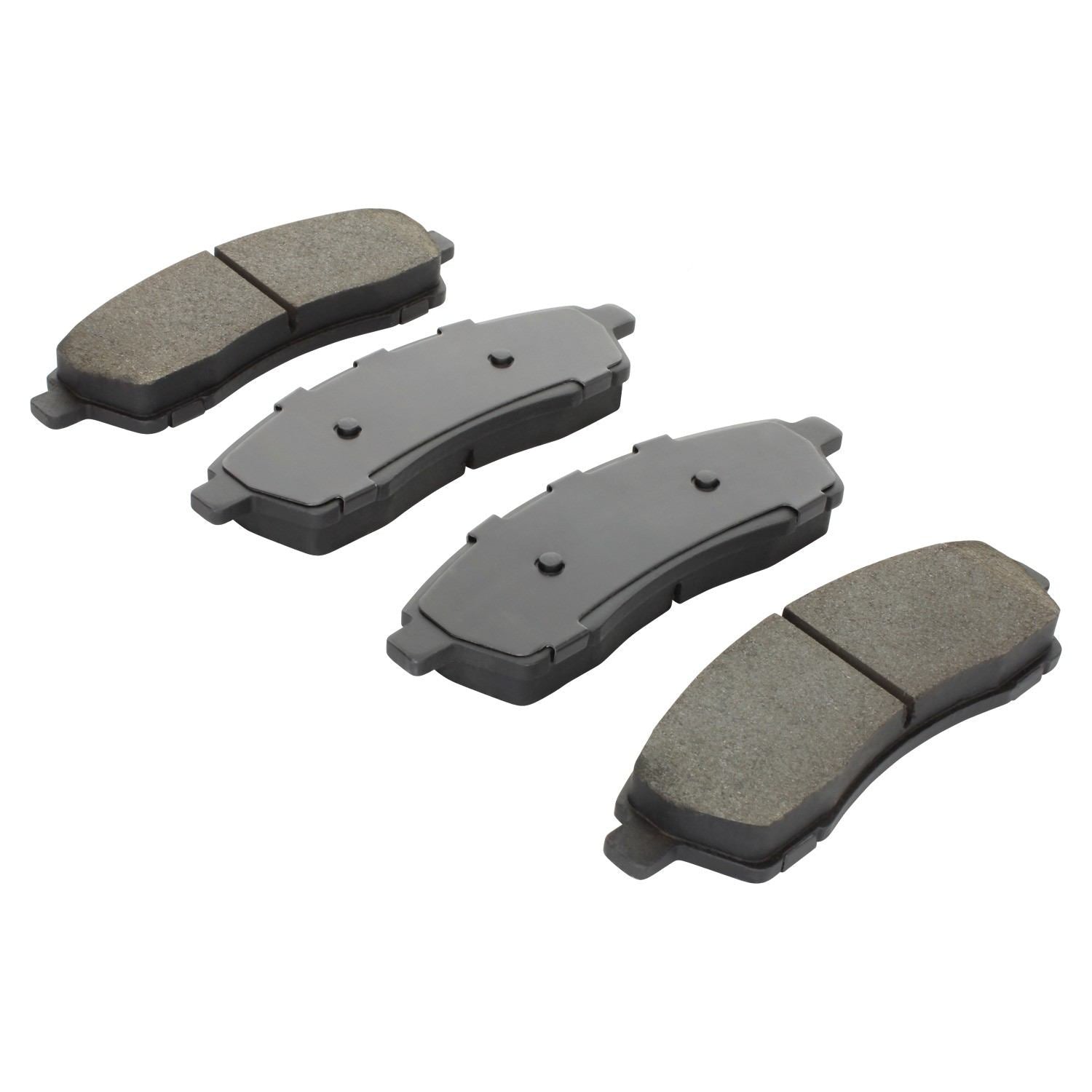 Angle View of Rear Disc Brake Pad Set MPA 1000-0757C