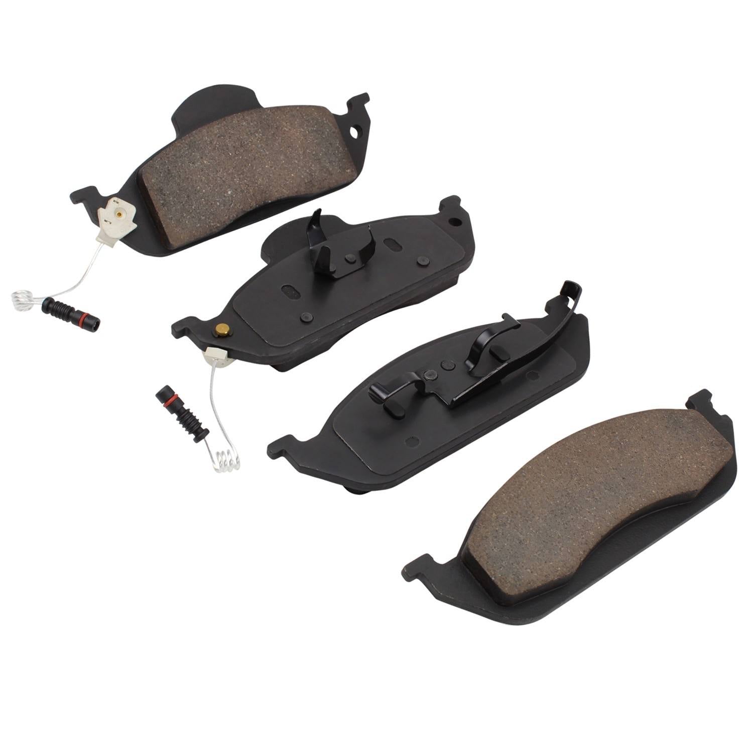 Angle View of Front Disc Brake Pad Set MPA 1000-0760C